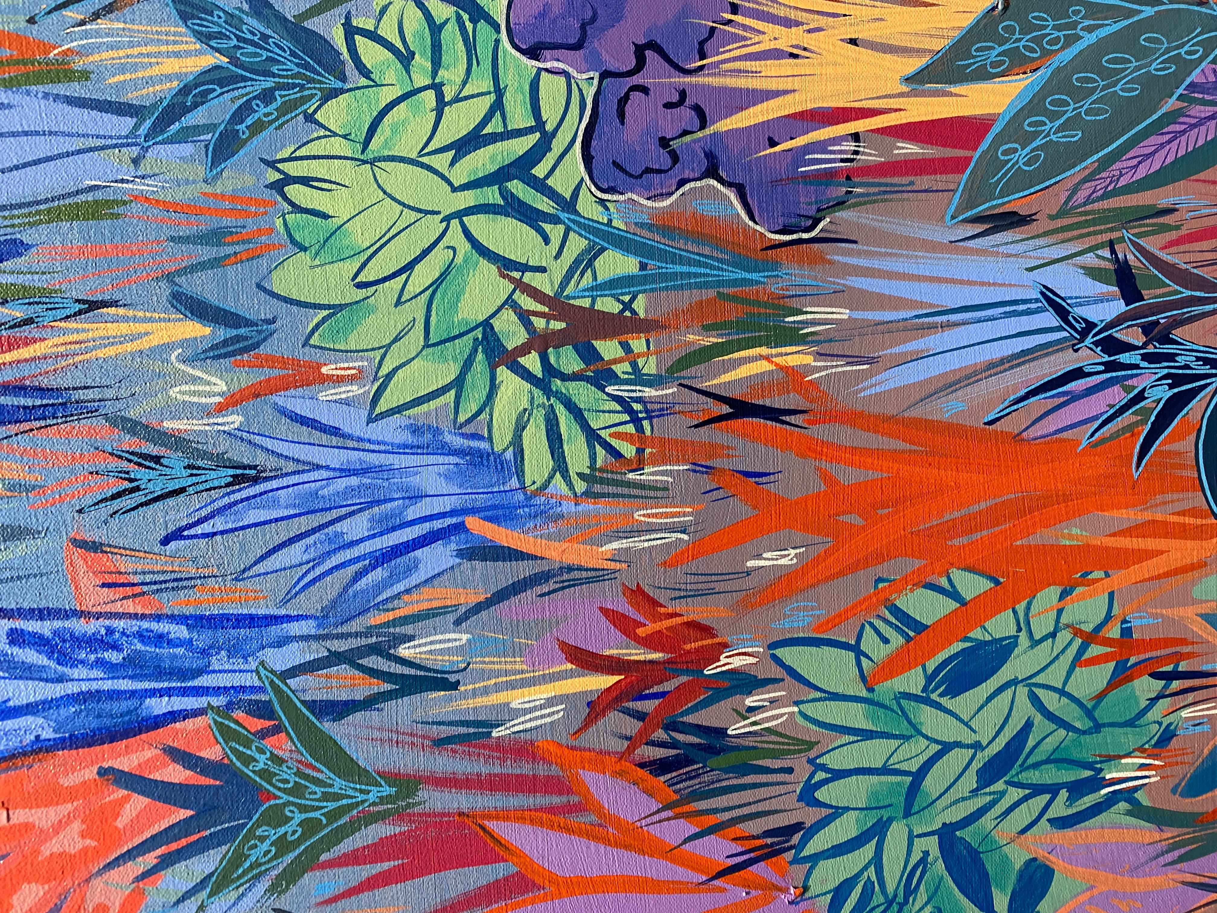 Daphne Sweet, artist working and living in Missoula, Mt. Using acrylic, oil, clay, and fabric. 

Bouncing between classical references and personal allegory, the paintings and found objects in my work reanimate historical motifs and paintings with