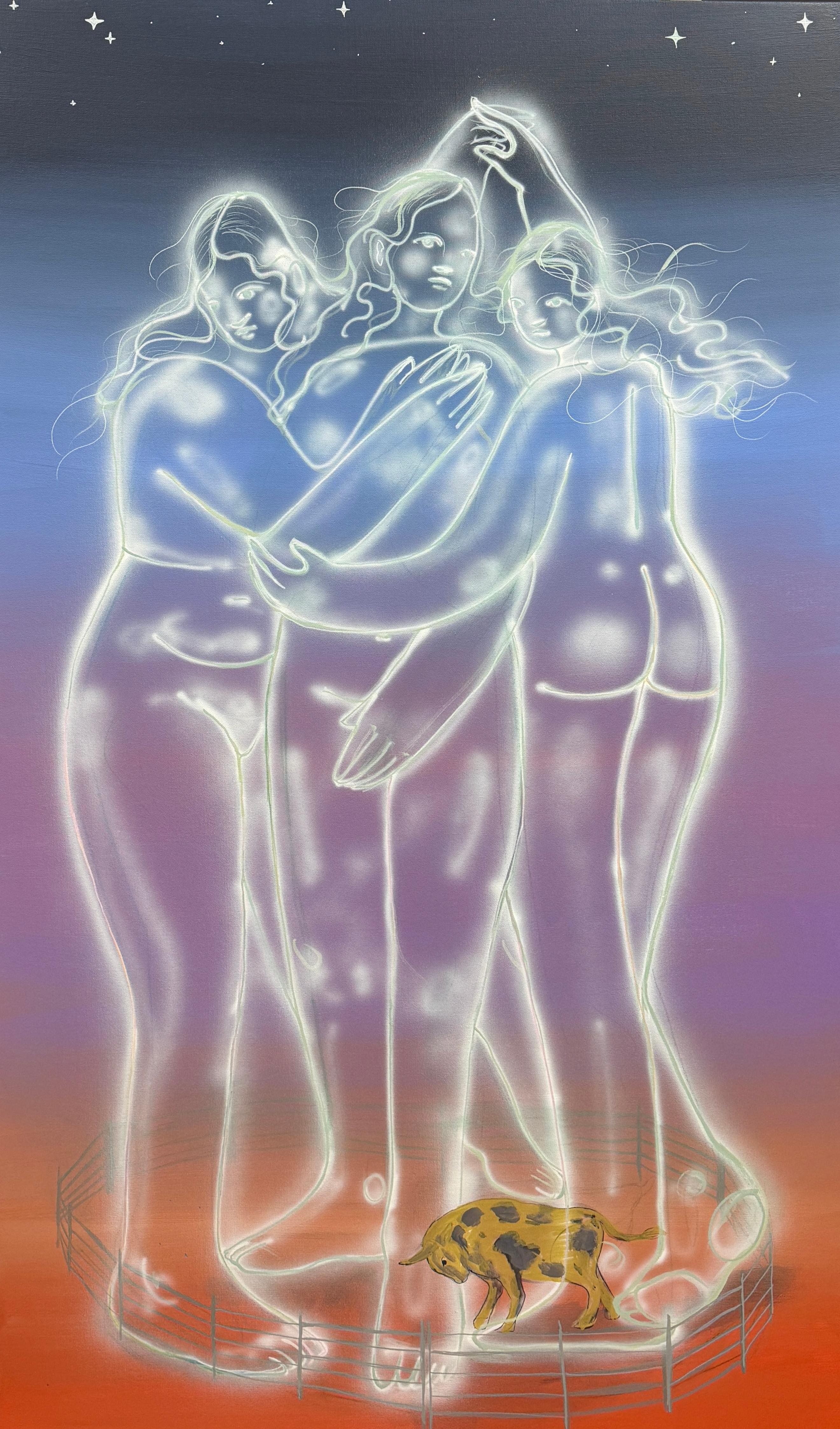 Nude Painting de Daphne Sweet - Tres Gracias