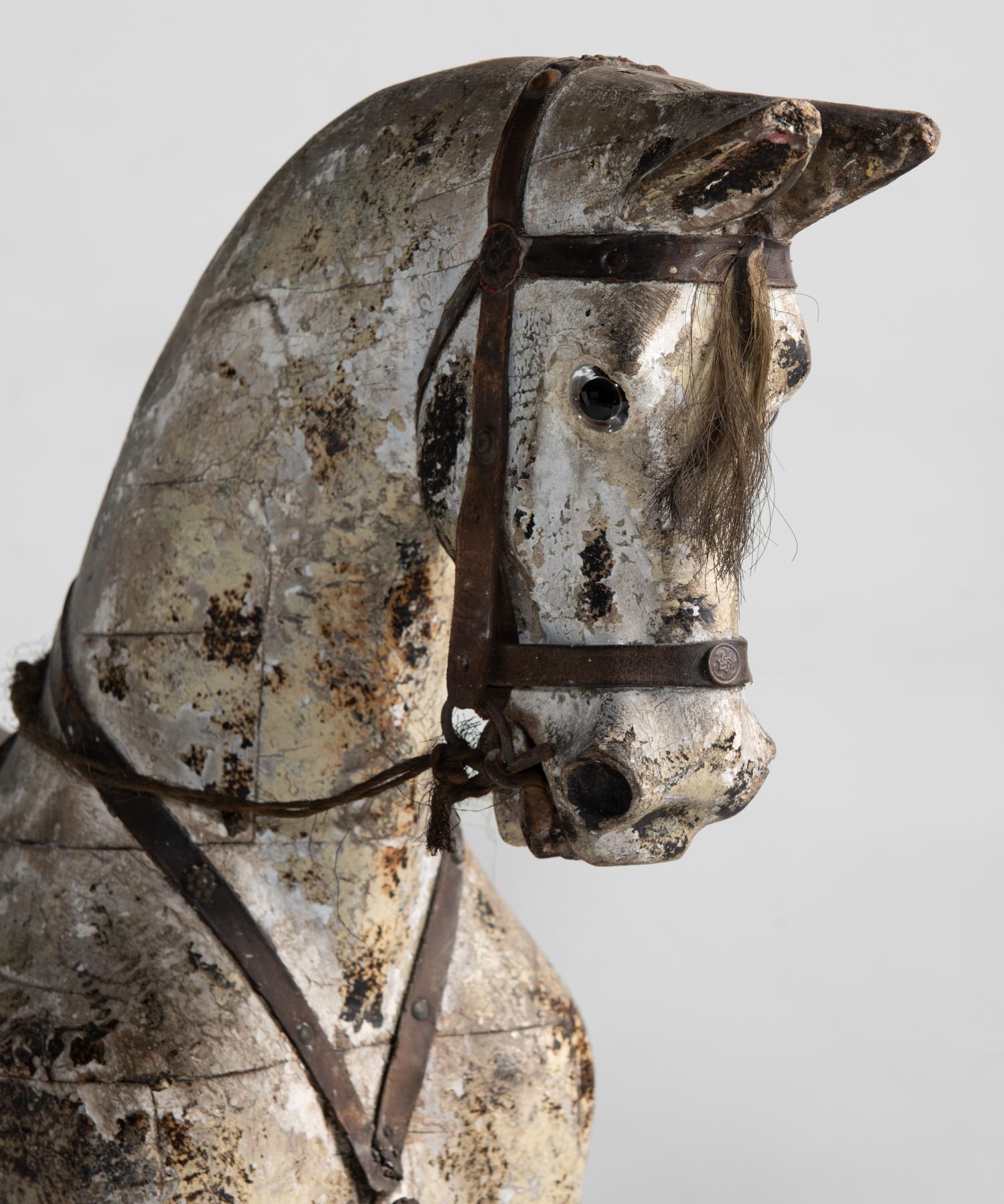 Dappled Grey Rocking Horse, England, circa 1820 1