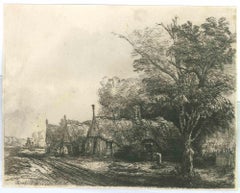 The Landscape - Etching after D'Après Rembrandt - 19th Century