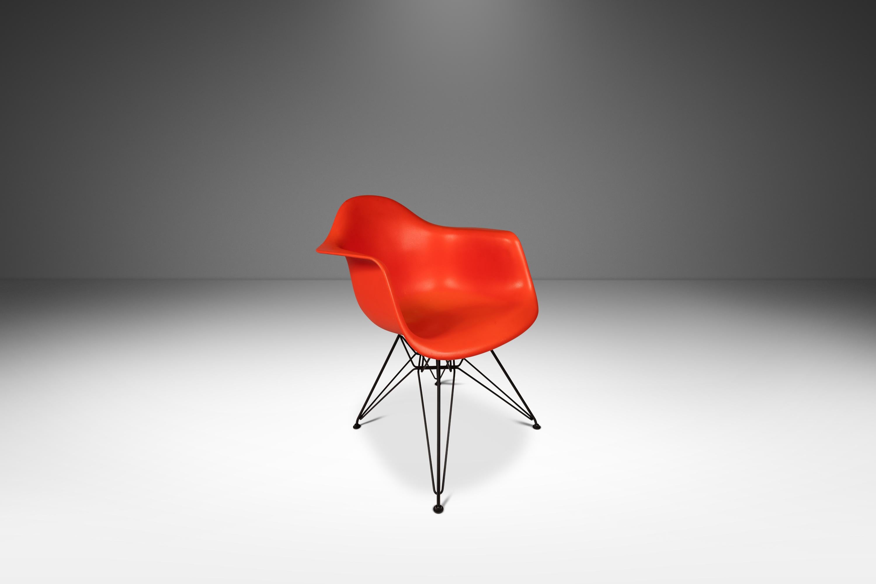 Metal DAR Eiffel Base Lounge Chair by Charles & Ray Eames for Herman Miller, USA, 2000