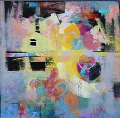 A Welcoming Light, Mixed Media on Canvas