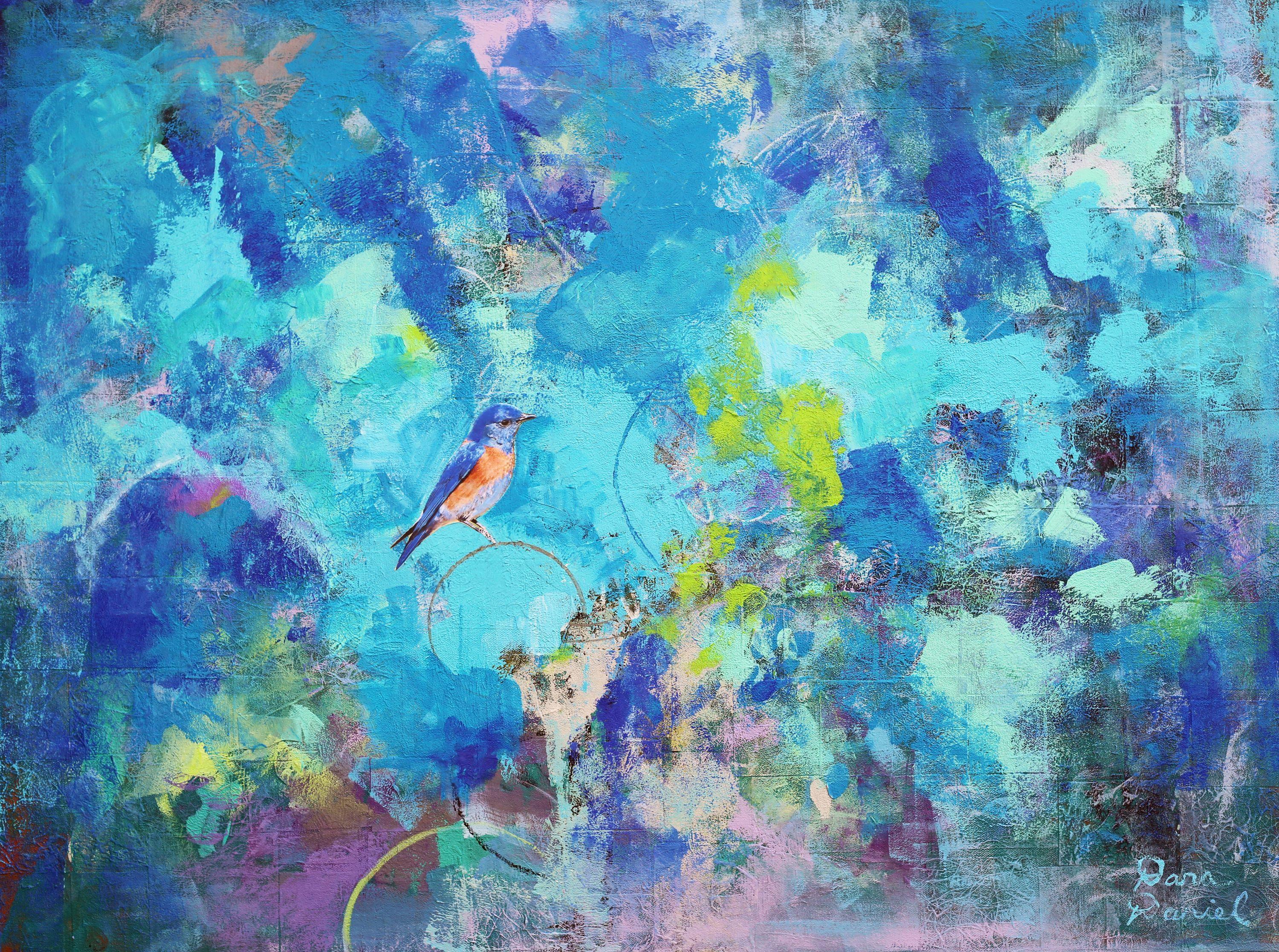 Delicado equilibrio, Técnica mixta sobre lienzo - Mixed Media Art de Dara Daniel