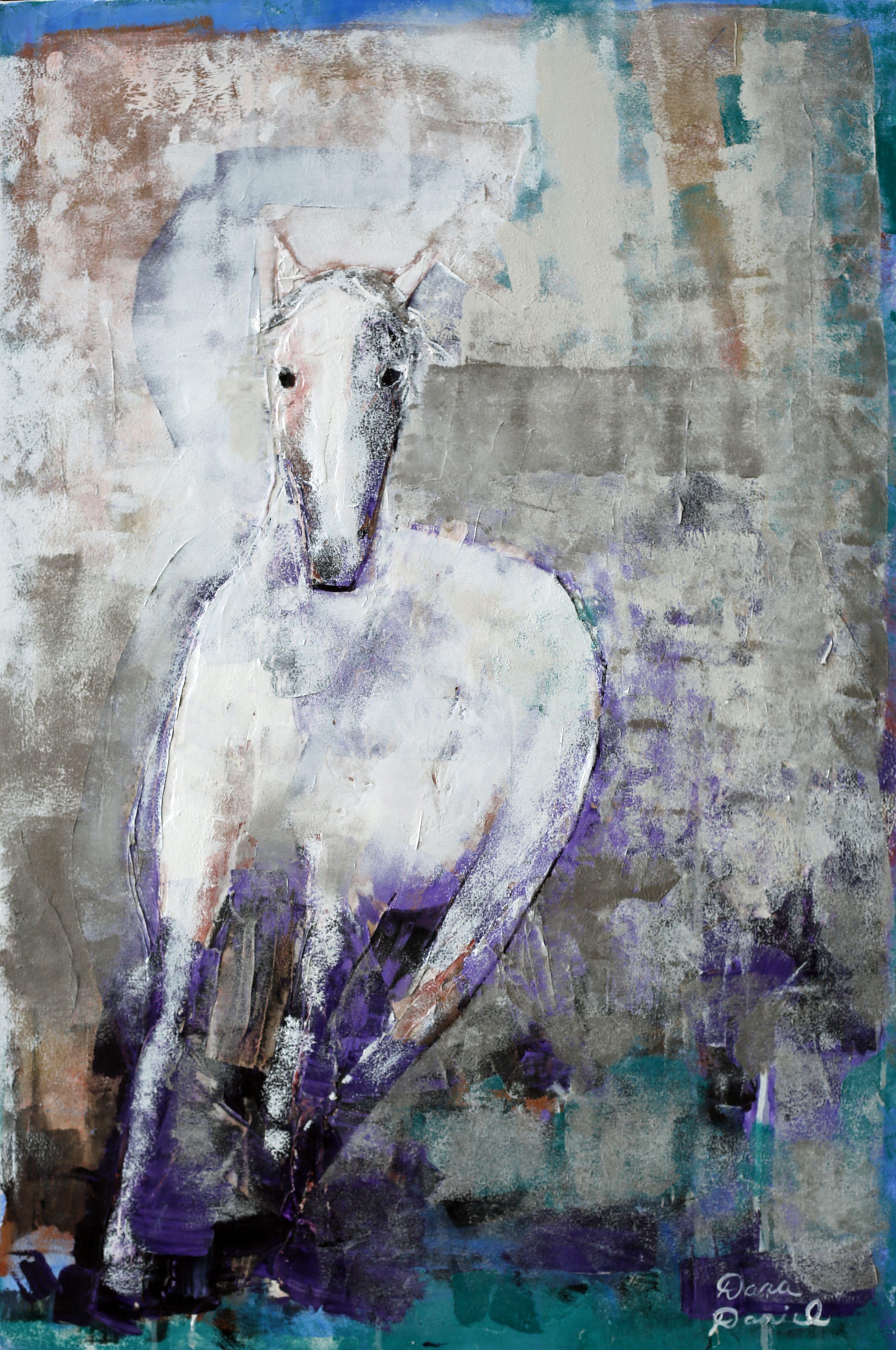 Sentirsi liberi, Pittura, Acrilico su tela - Painting di Dara Daniel