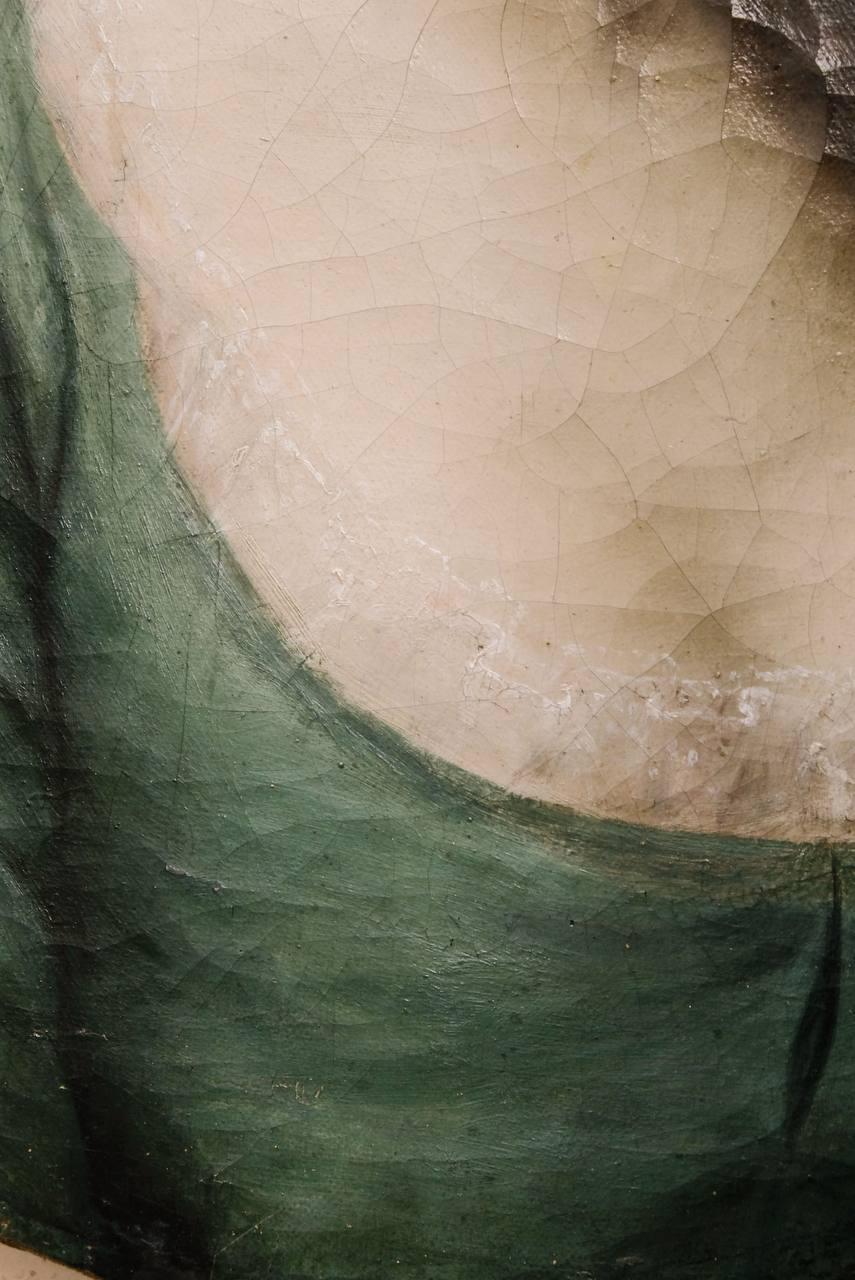 Portrait signed Darbes, 1781. Russo-Baltic period, Riga address on the reverse For Sale 4