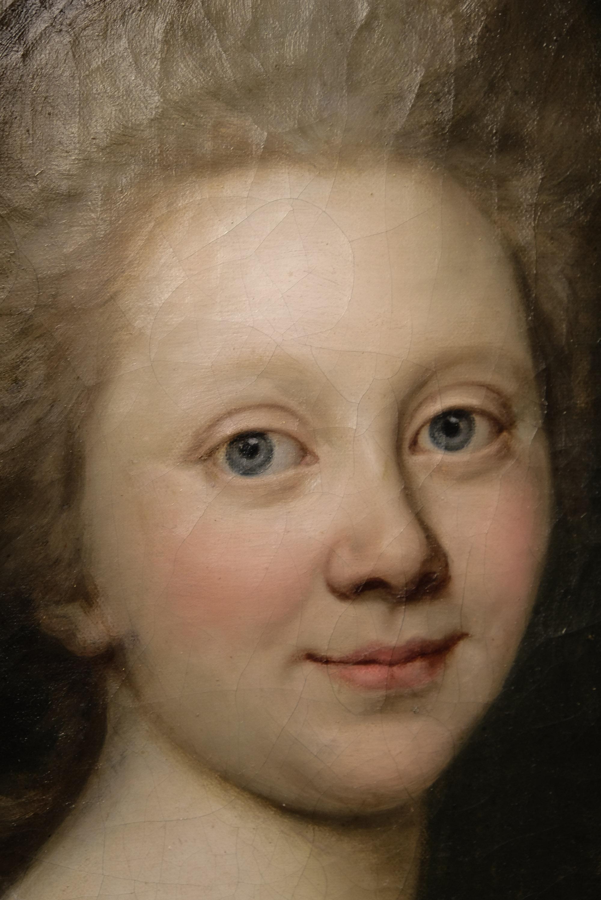 Portrait signed Darbes, 1781. Russo-Baltic period, Riga address on the reverse For Sale 7