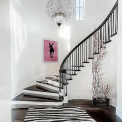 Antichi fiori di ciliegio - Scultura floreale in acciaio di grandi dimensioni