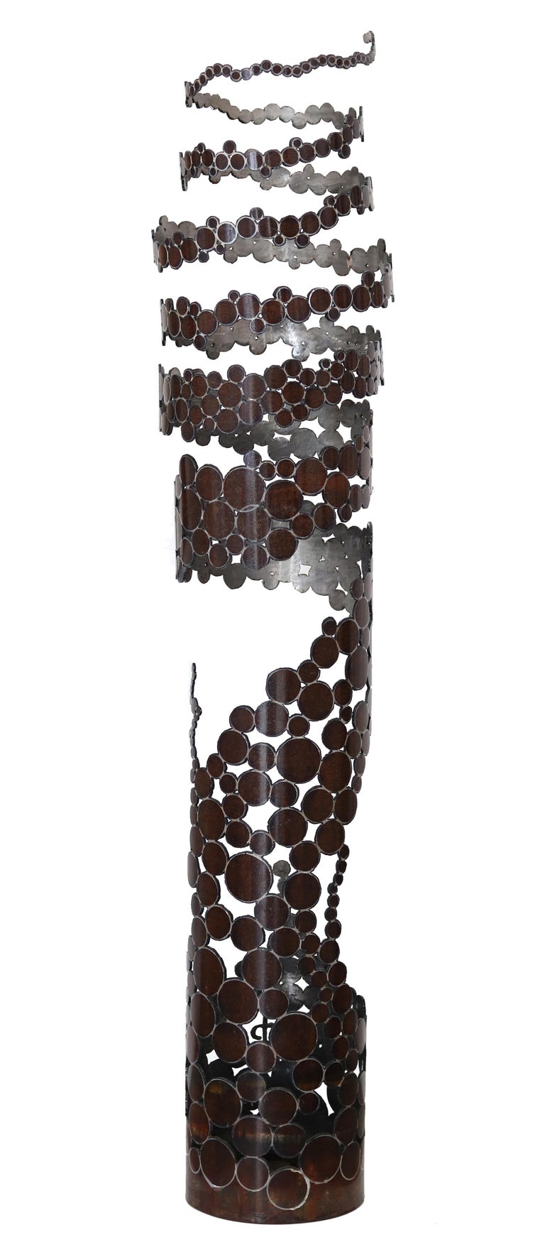 D'Arcy Bellamy Soothing Repetition LifeSize Steel Sculpture for