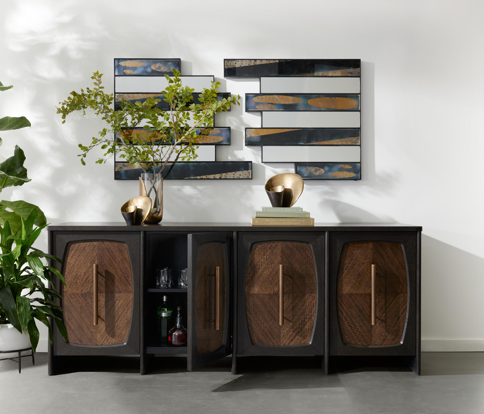 Darcy Mirror WDI02 - Specchio in ferro annerito chiaro e scuro anticato in vendita 7