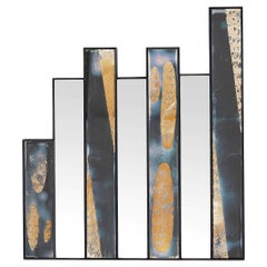 Darcy Mirror WDI02 - Blackened Iron clear and dark antiqued mirror Darcy Mirror WDI02 - Blackened Iron clear and dark antiqued mirror