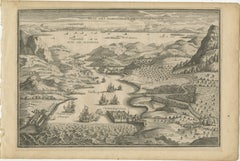 Dardanelles Strait, with a Perspective of the City of Constantinople, 1693