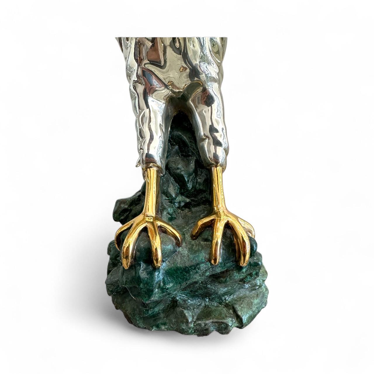 Women's or Men's D'Argenta Silver Eagle Statue - Taking Flight For Sale