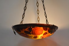 D'Argental Cameo Glass Chandelier