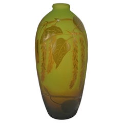 D’Argental Paul Nicolas Art Nouveau Cameo Art Glass Vase