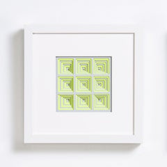 "Frosted Lemon" Mixed Media Drawing