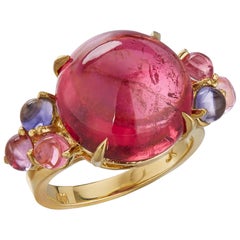 Daria de Koning Cabochon Pink Tourmaline Ring