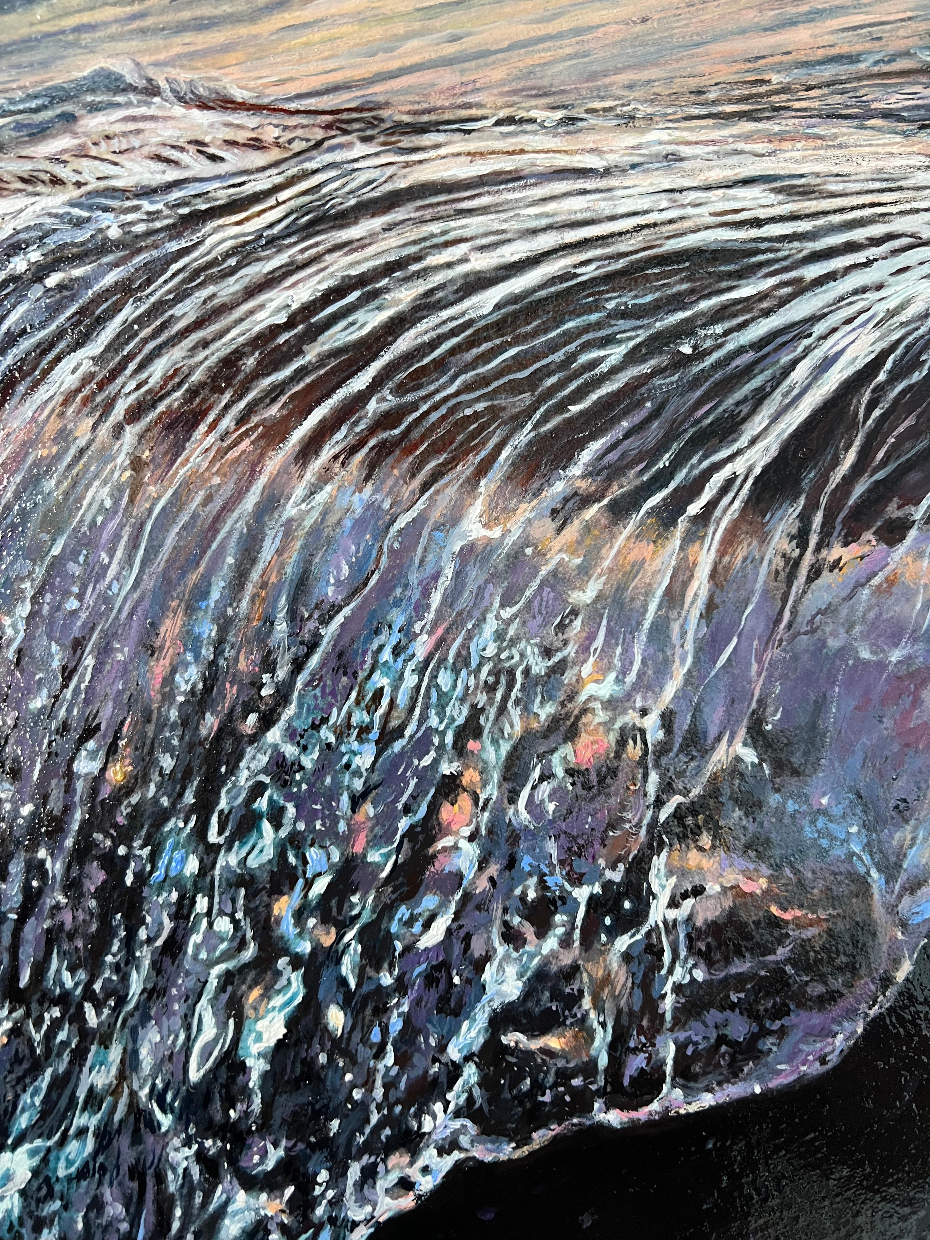 CRYSTAL WAVE - Painting by DARIA DUDOCHNYKOVA