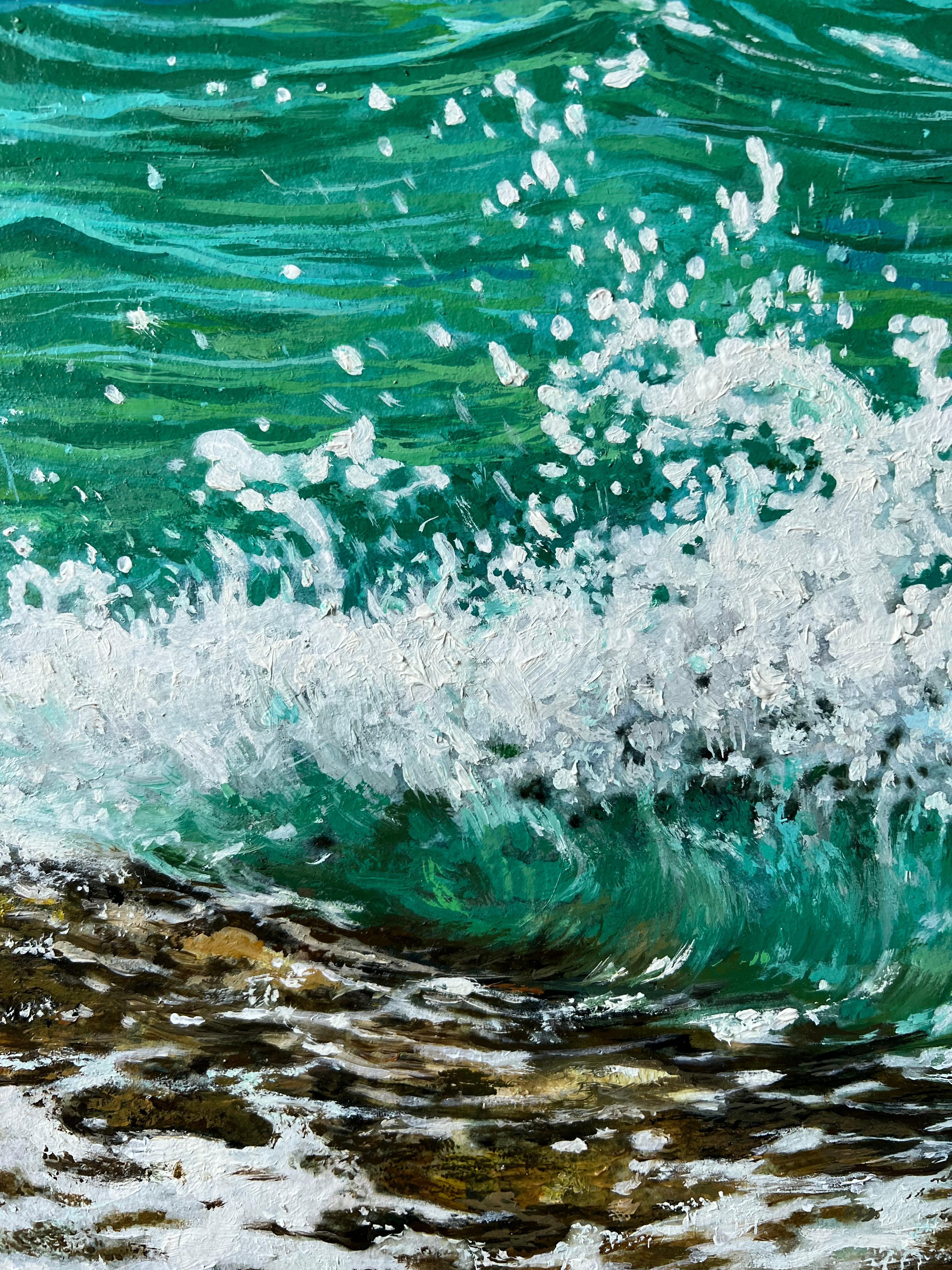 SEASHORE 2 – Painting von DARIA DUDOCHNYKOVA