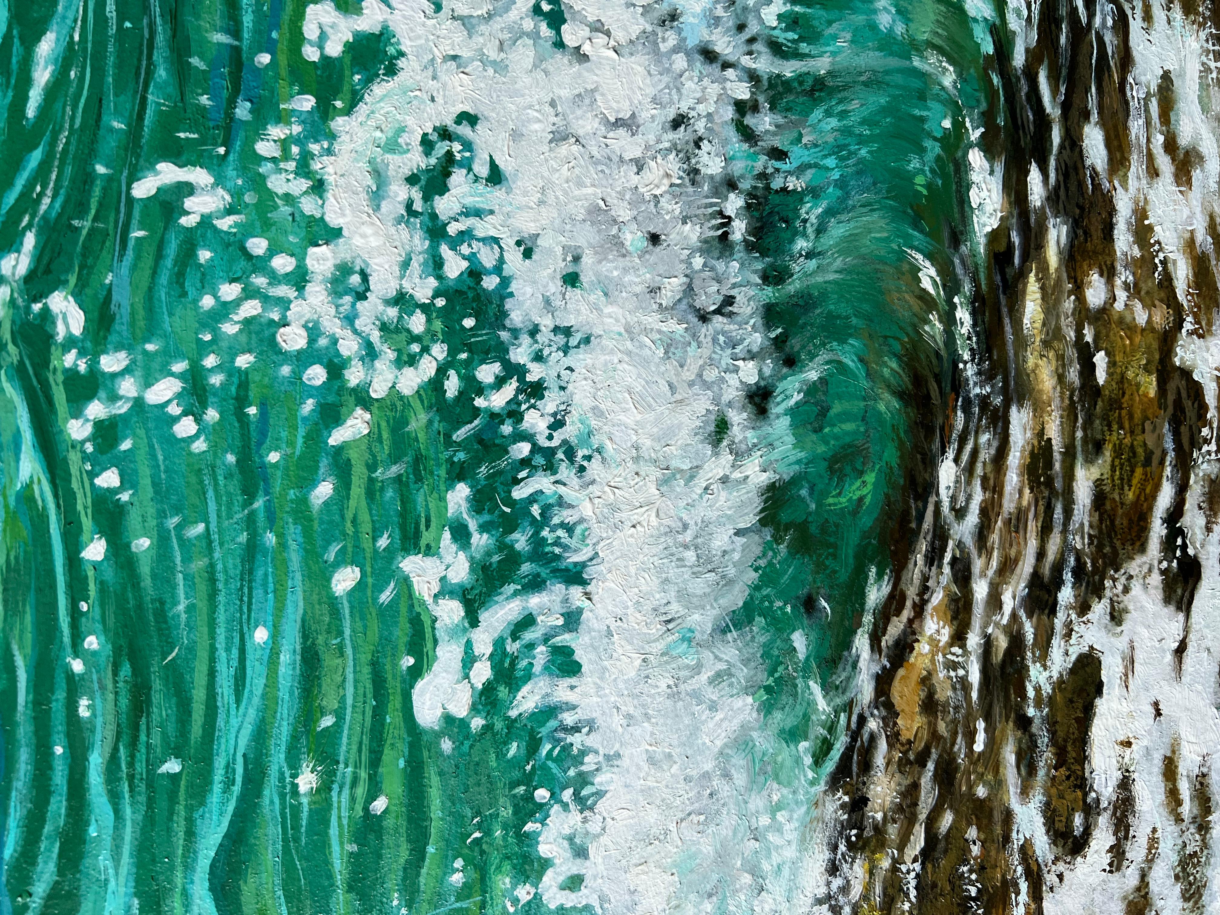 SEASHORE 2 - Painting di DARIA DUDOCHNYKOVA