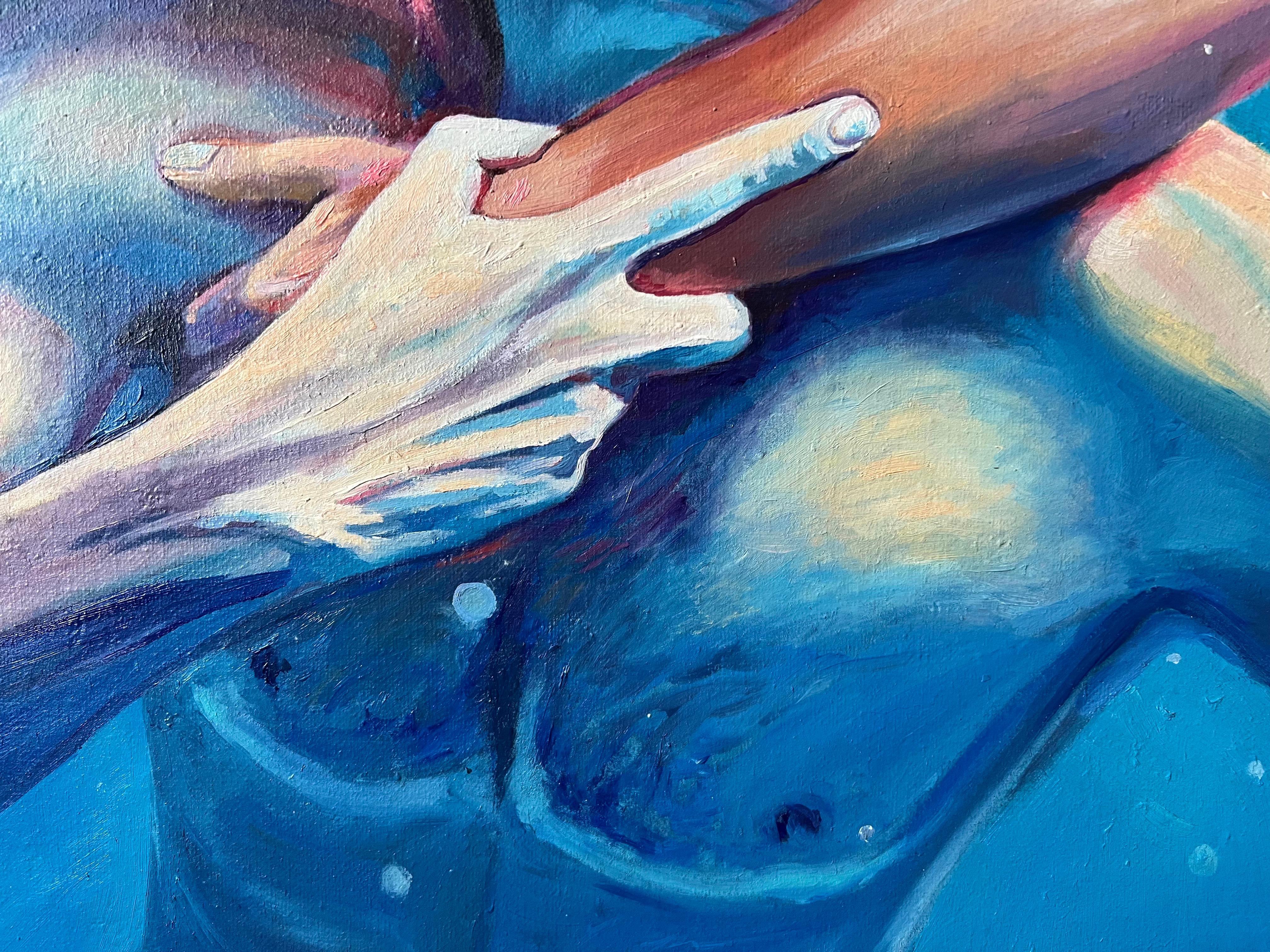 Two freedoms - Realist Painting by DARIA DUDOCHNYKOVA
