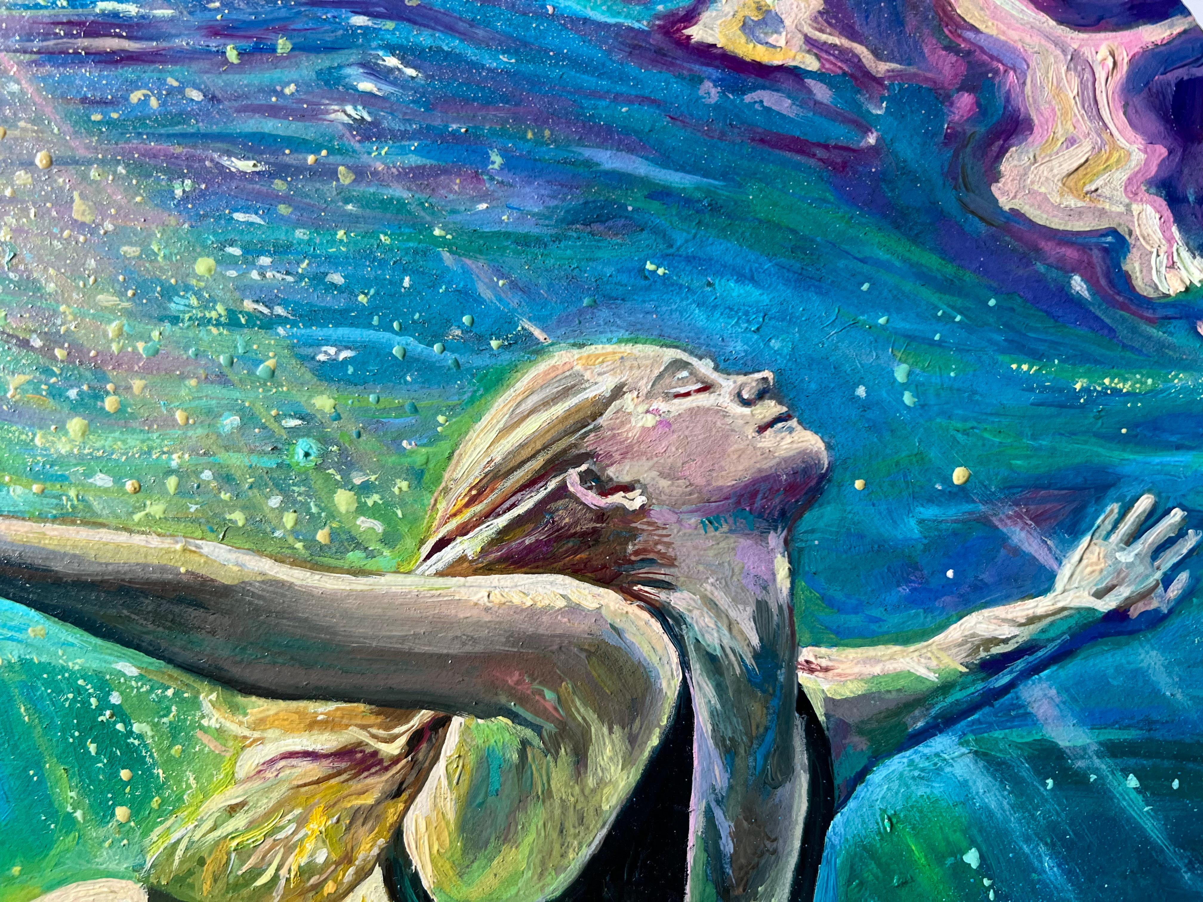 Apesanteur 2 - Painting de DARIA DUDOCHNYKOVA