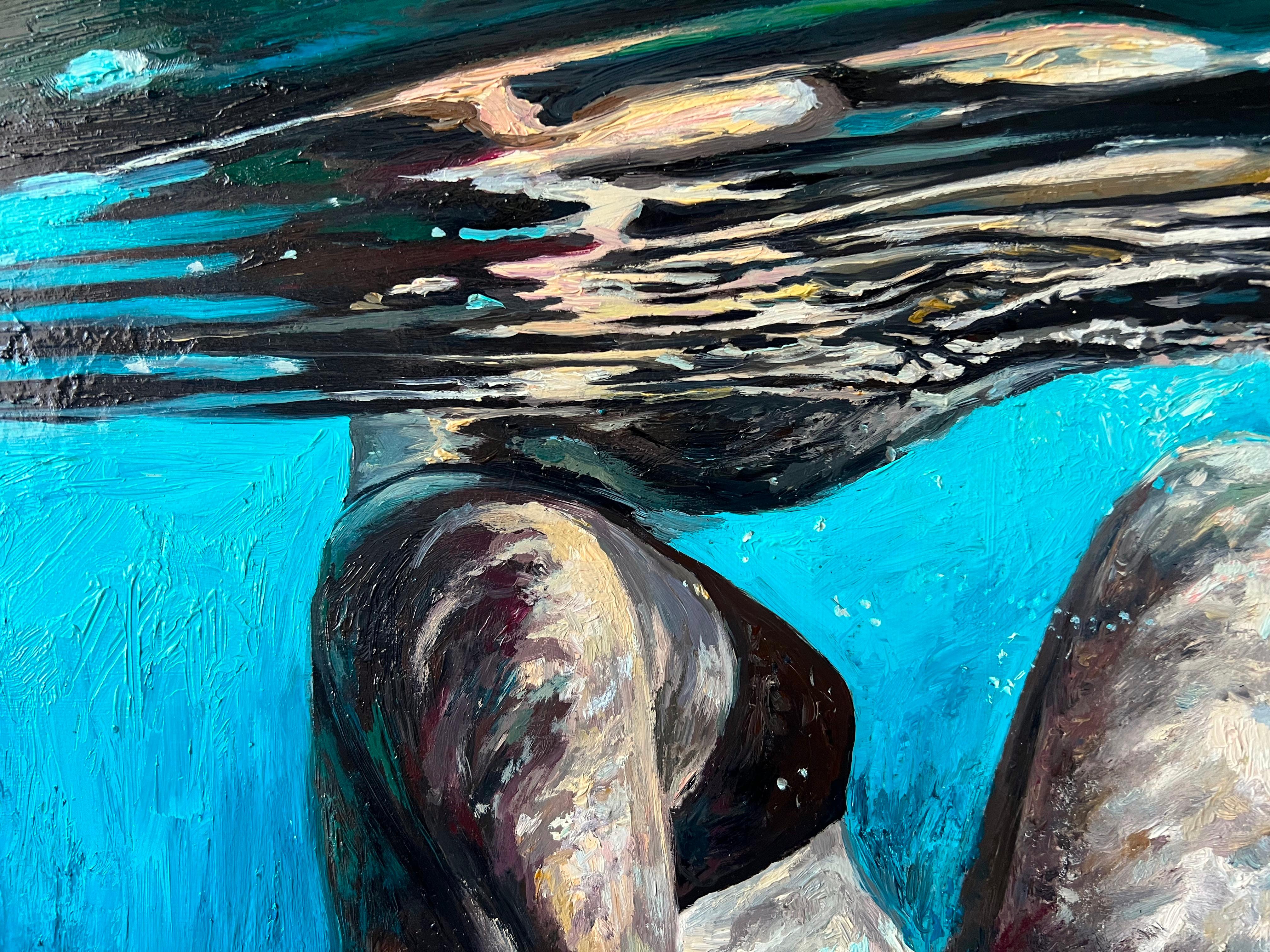 Apesanteur - Painting de DARIA DUDOCHNYKOVA