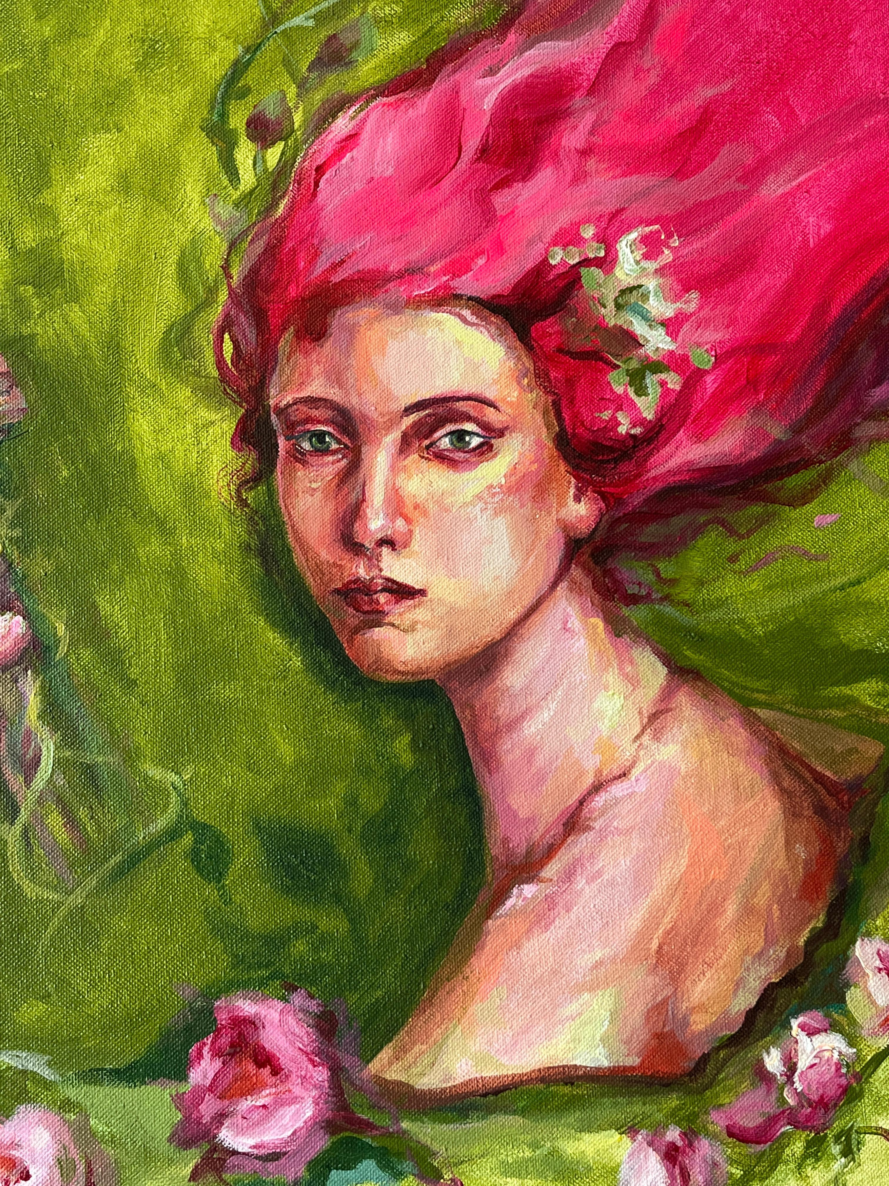 Demandez-moi si je suis vivant - Impressionnisme Painting par Daria Golovina