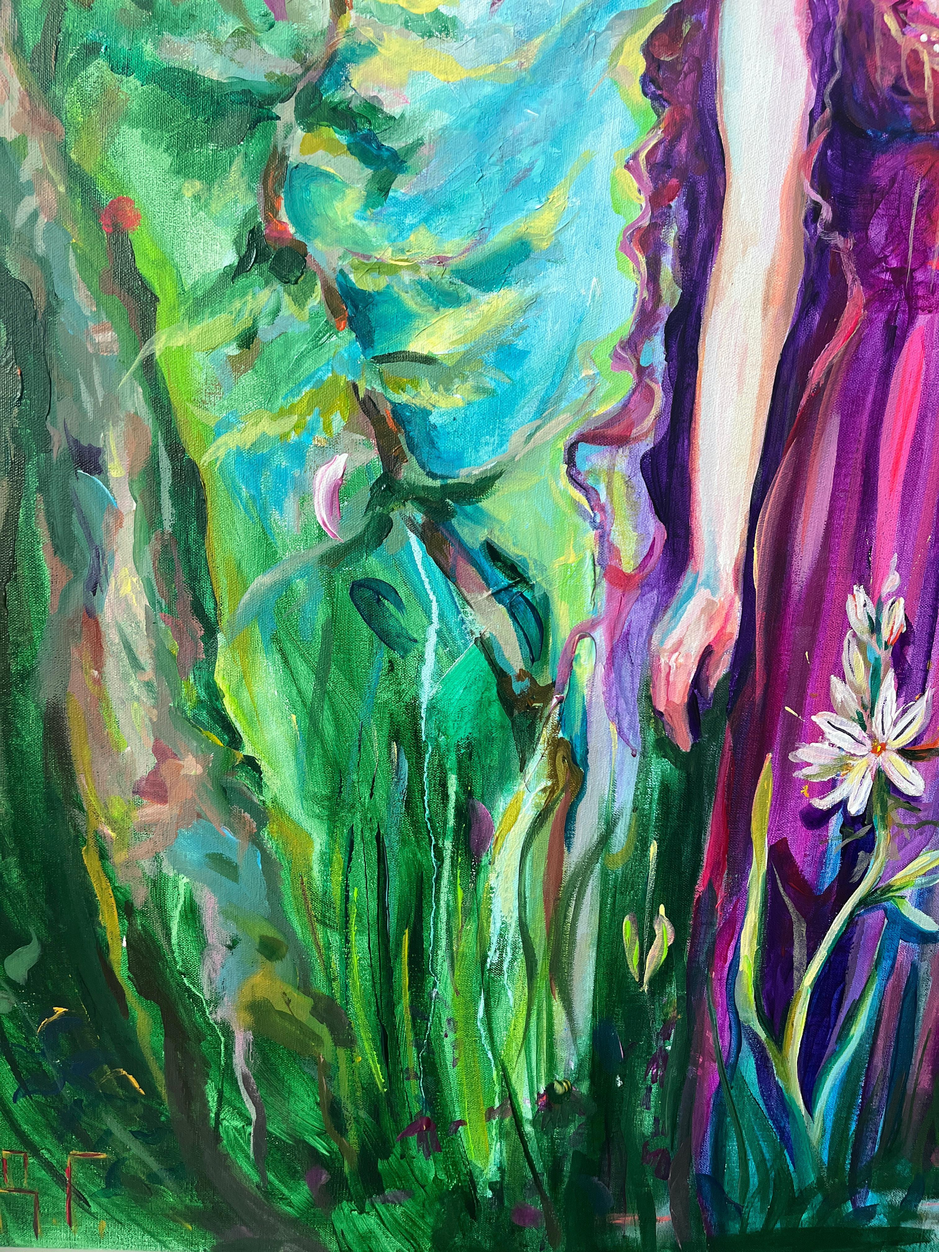 shipped in roll 
Asphodel is a messenger from the Greek Underworld. In Hades’ meadows ordinary souls drift in endless limbo.

Here, she stands  — anything but ordinary. 
Her  touch infuses the flower—and the myth it carries— with hope and renewal,