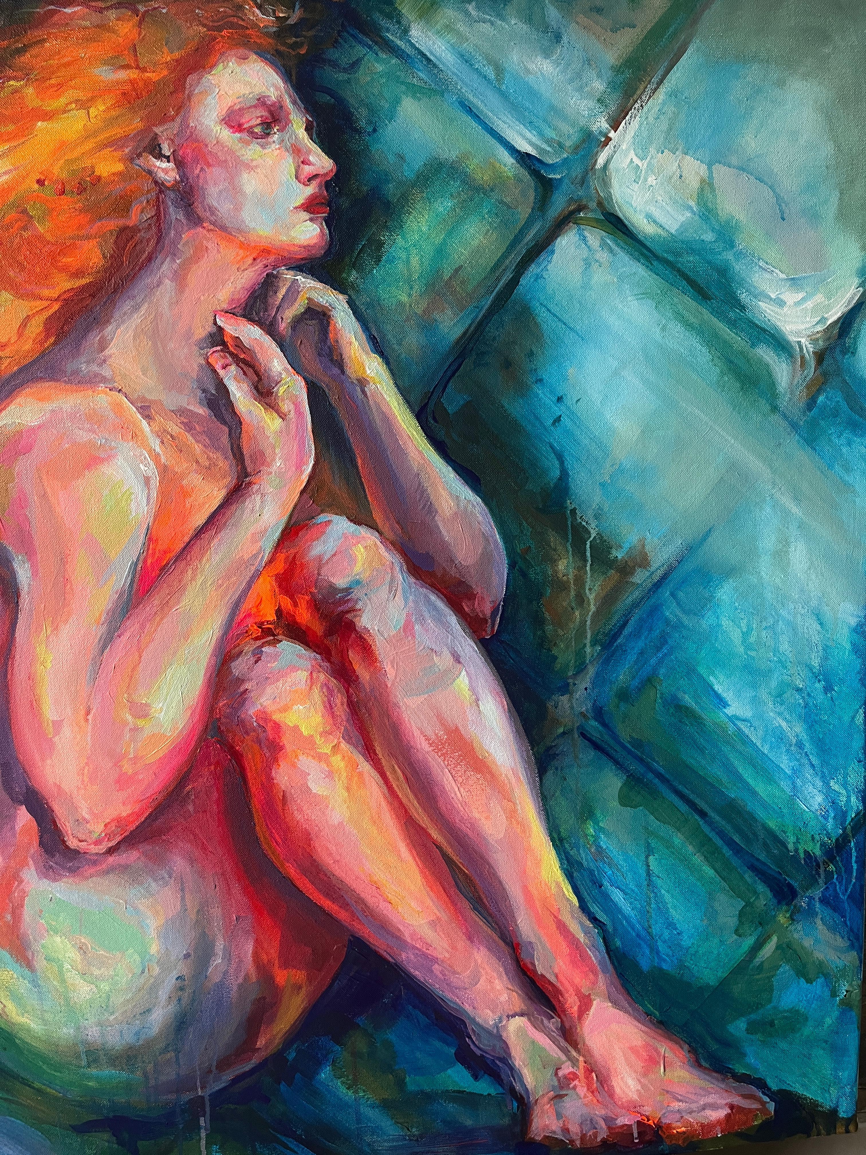 Me & Myself - Impressionnisme Painting par Daria Golovina