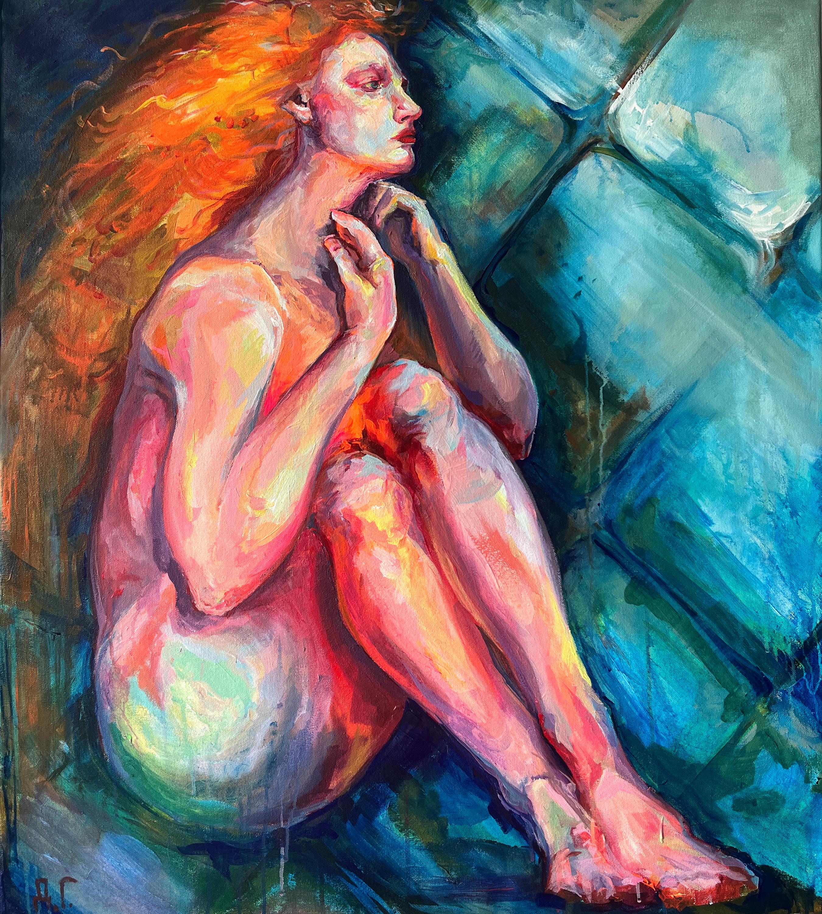 Figurative Painting Daria Golovina - Me & Myself