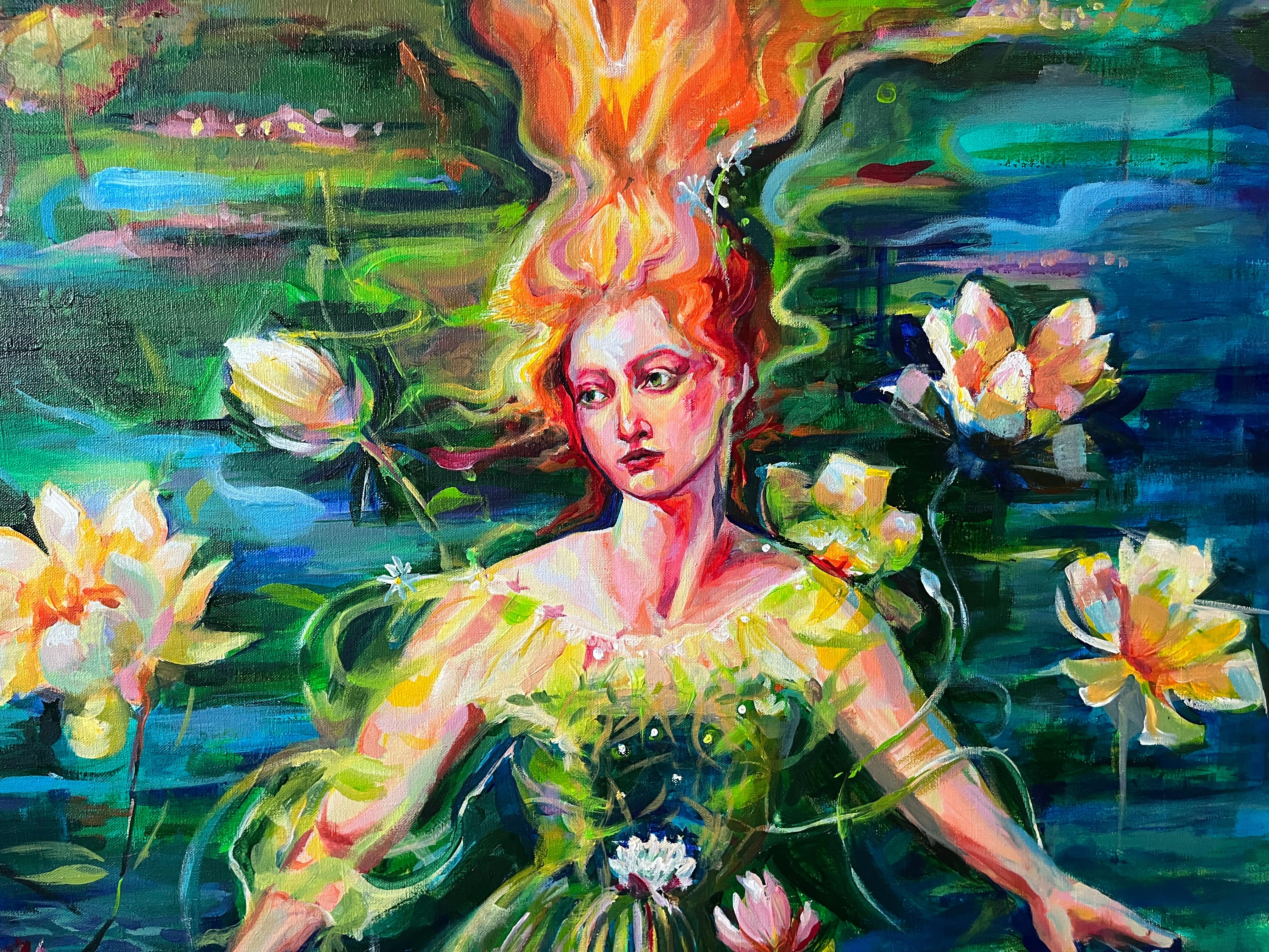 Ophelia – Painting von Daria Golovina
