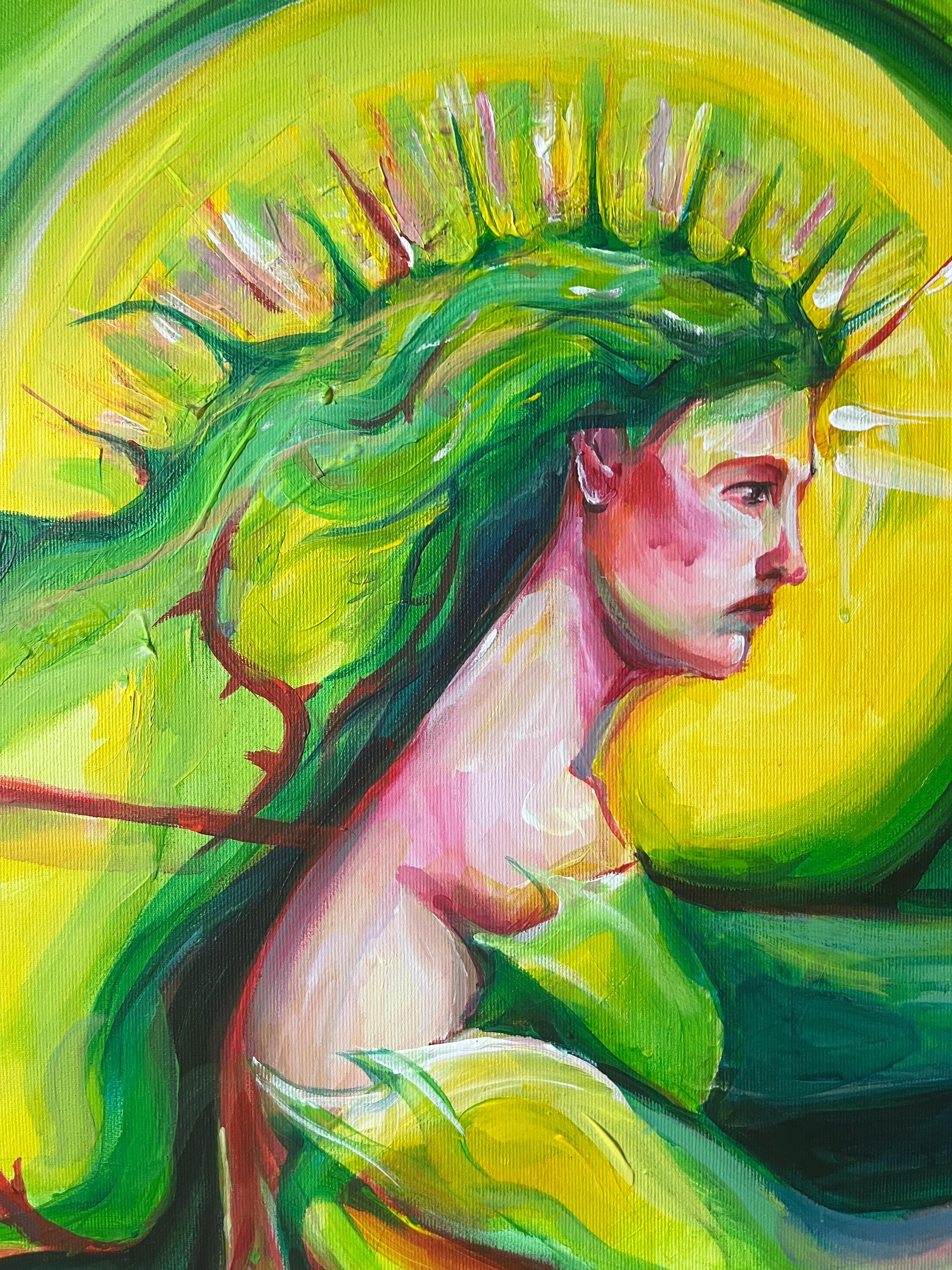 Roses have thorns - Painting by Daria Golovina