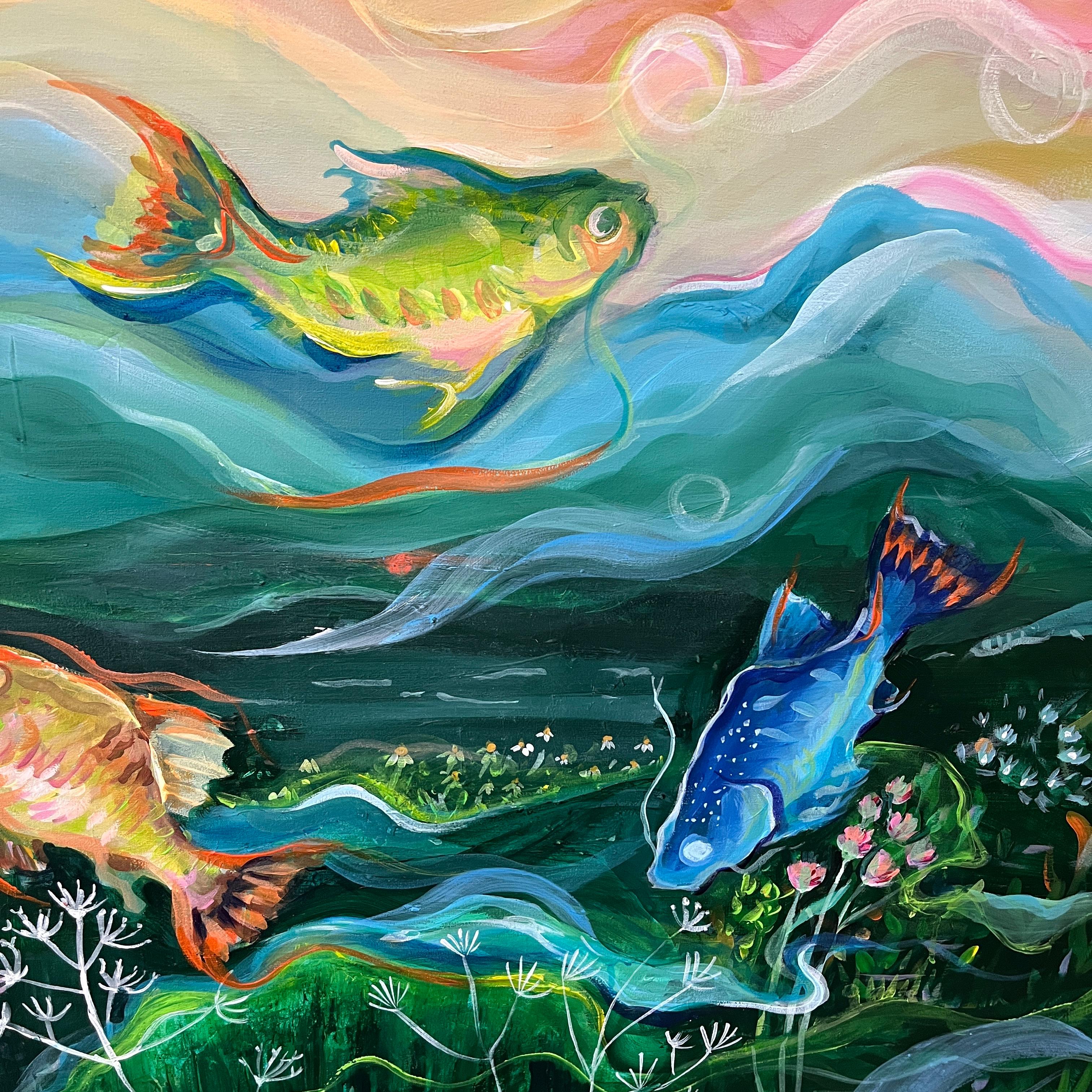 Shapes of Silence (Impressionismus), Painting, von Daria Golovina