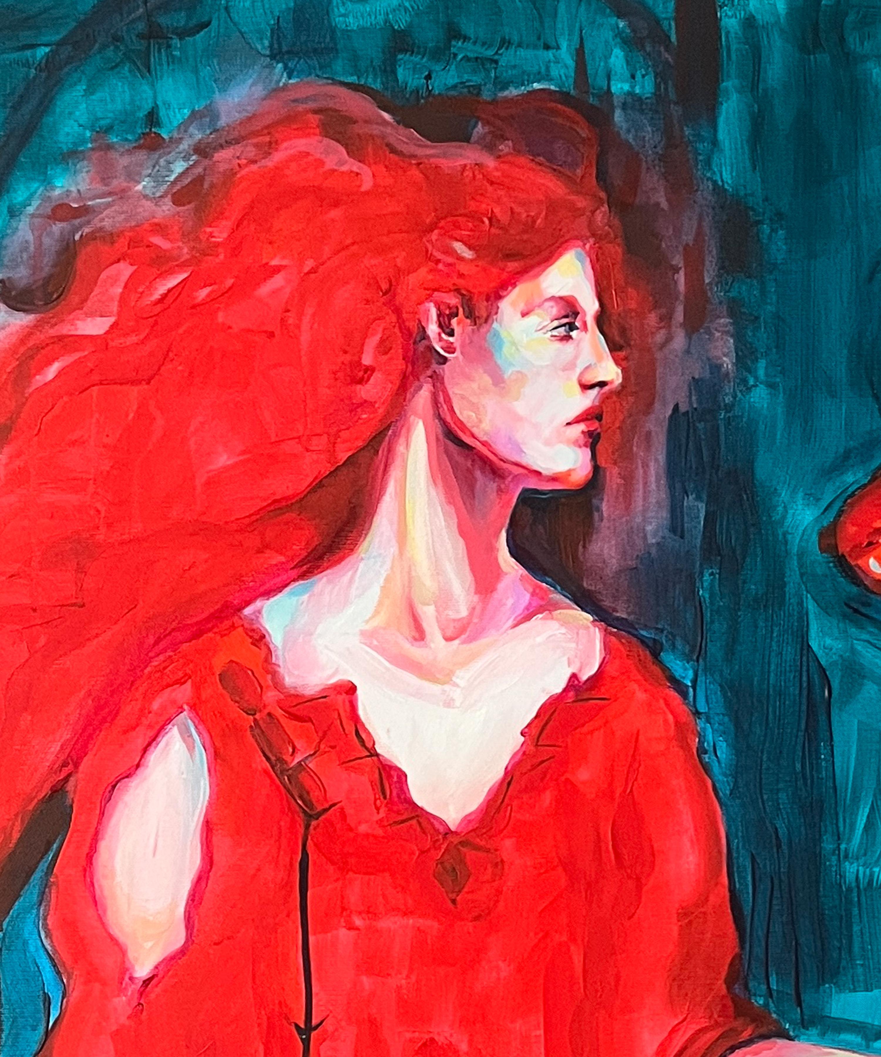 Three Poppies - Impressionist Painting by Daria Golovina