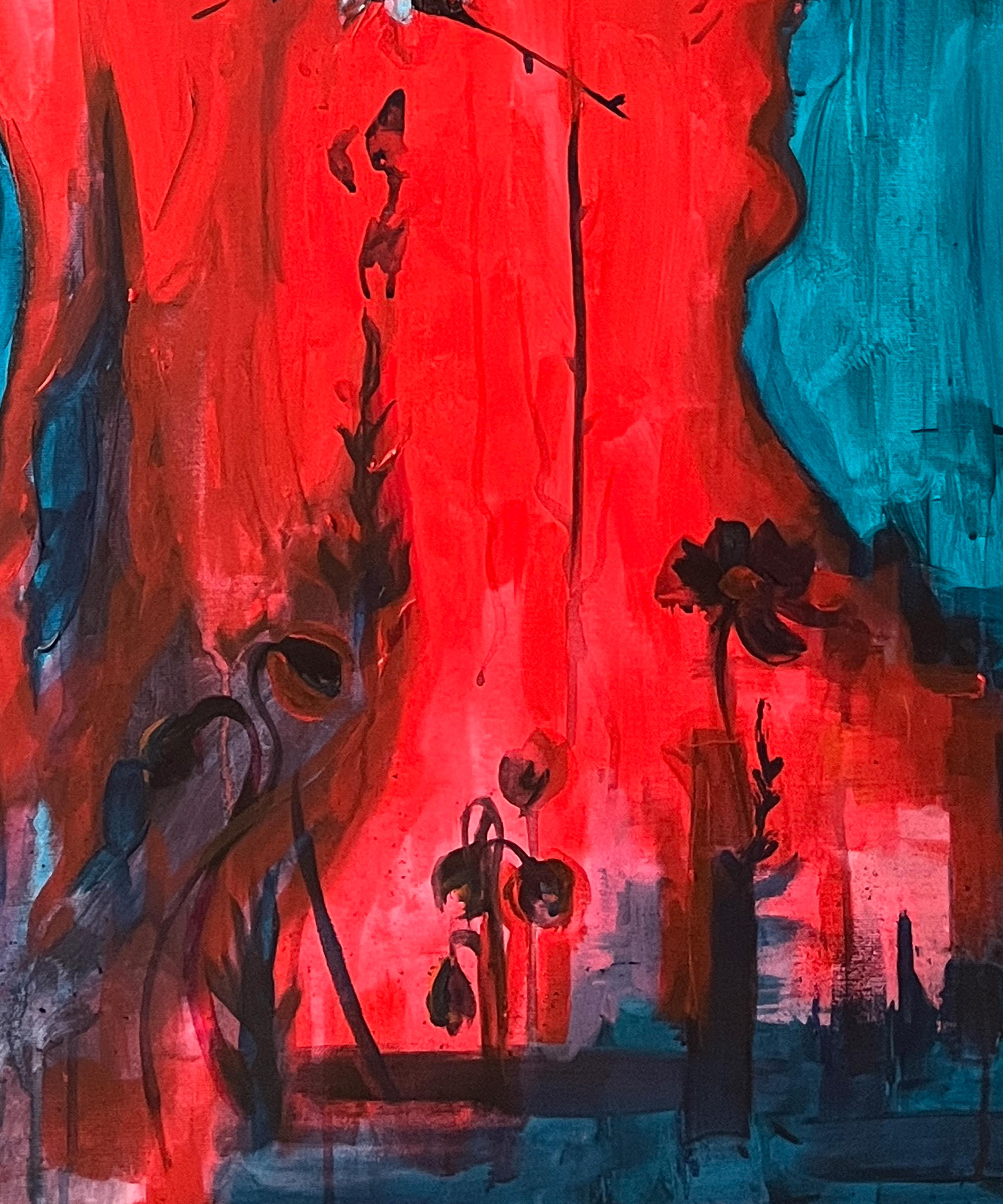 shipped in roll 
This work introspectively reimagines the concept of an “afterworld.” It explores the resilience to begin anew after defeat, the refusal to succumb to disappointment and loss. 
Afterworld is not as a distant realm, but an inner