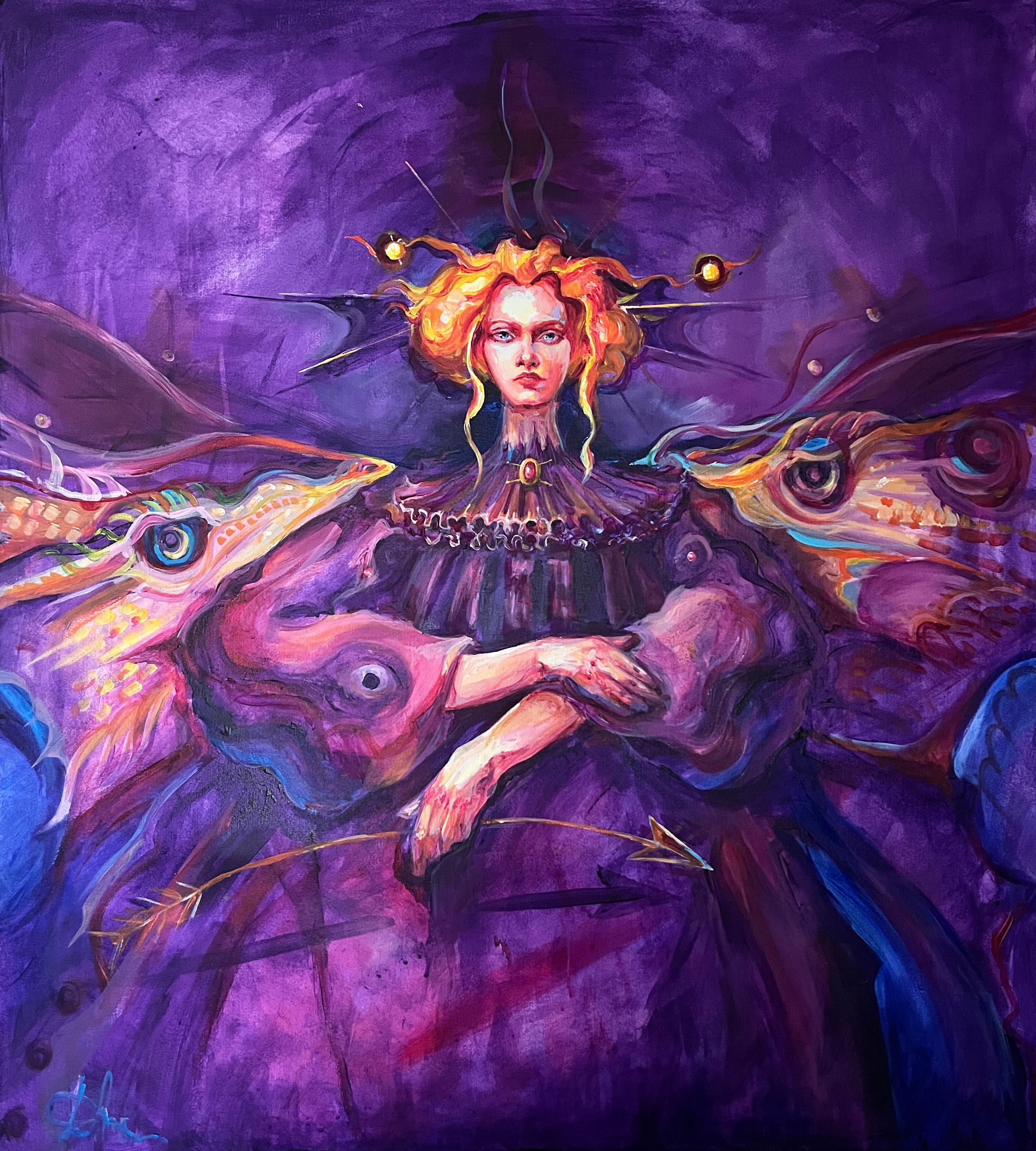 Figurative Painting Daria Golovina - La confiance entre nous