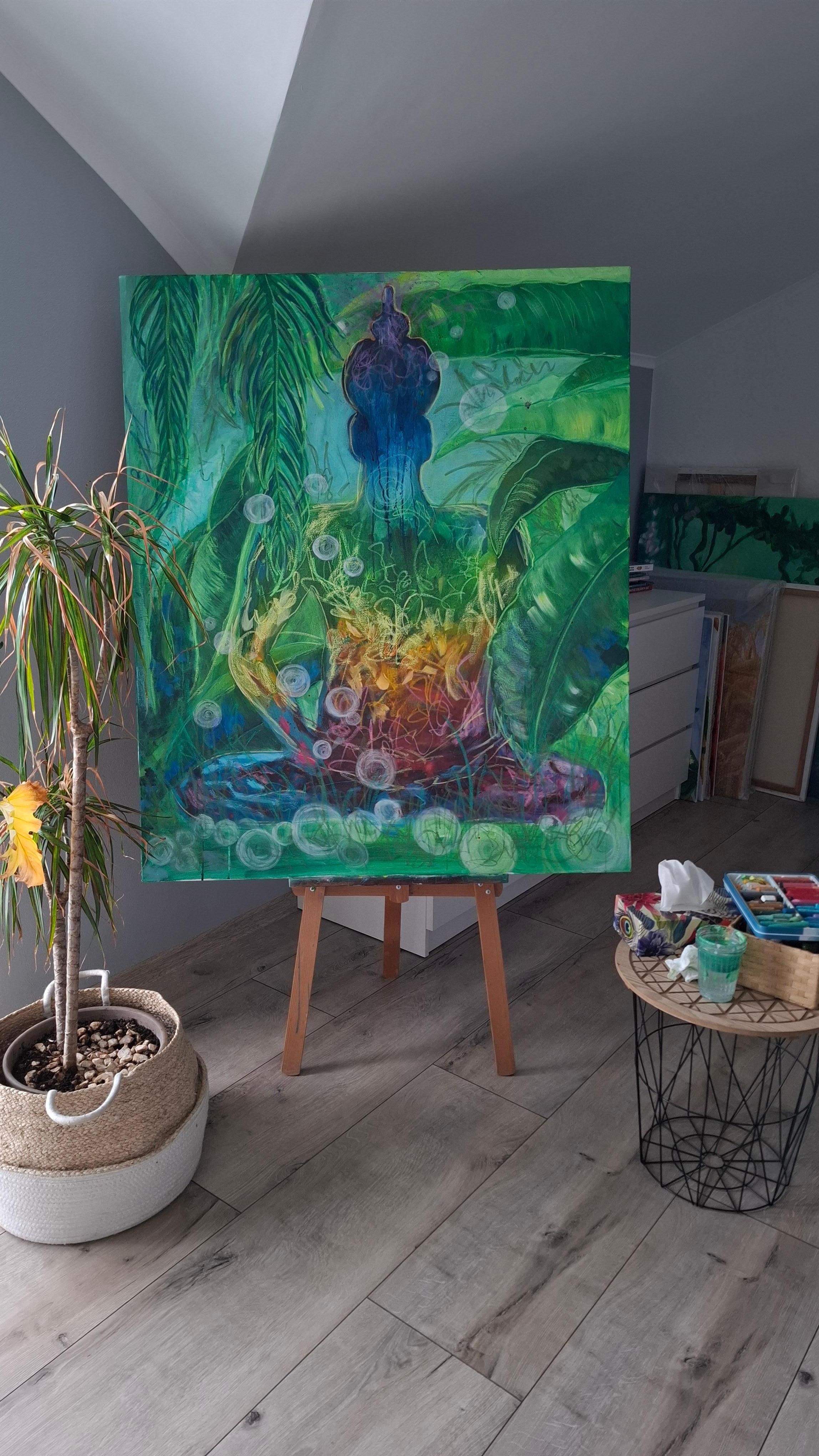 Buddha - Painting di Daria Habich