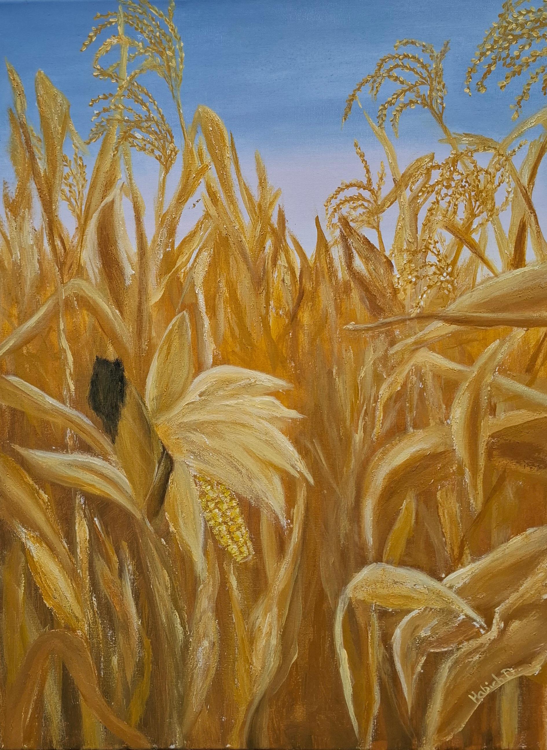 Daria Habich Landscape Painting – Oben unten