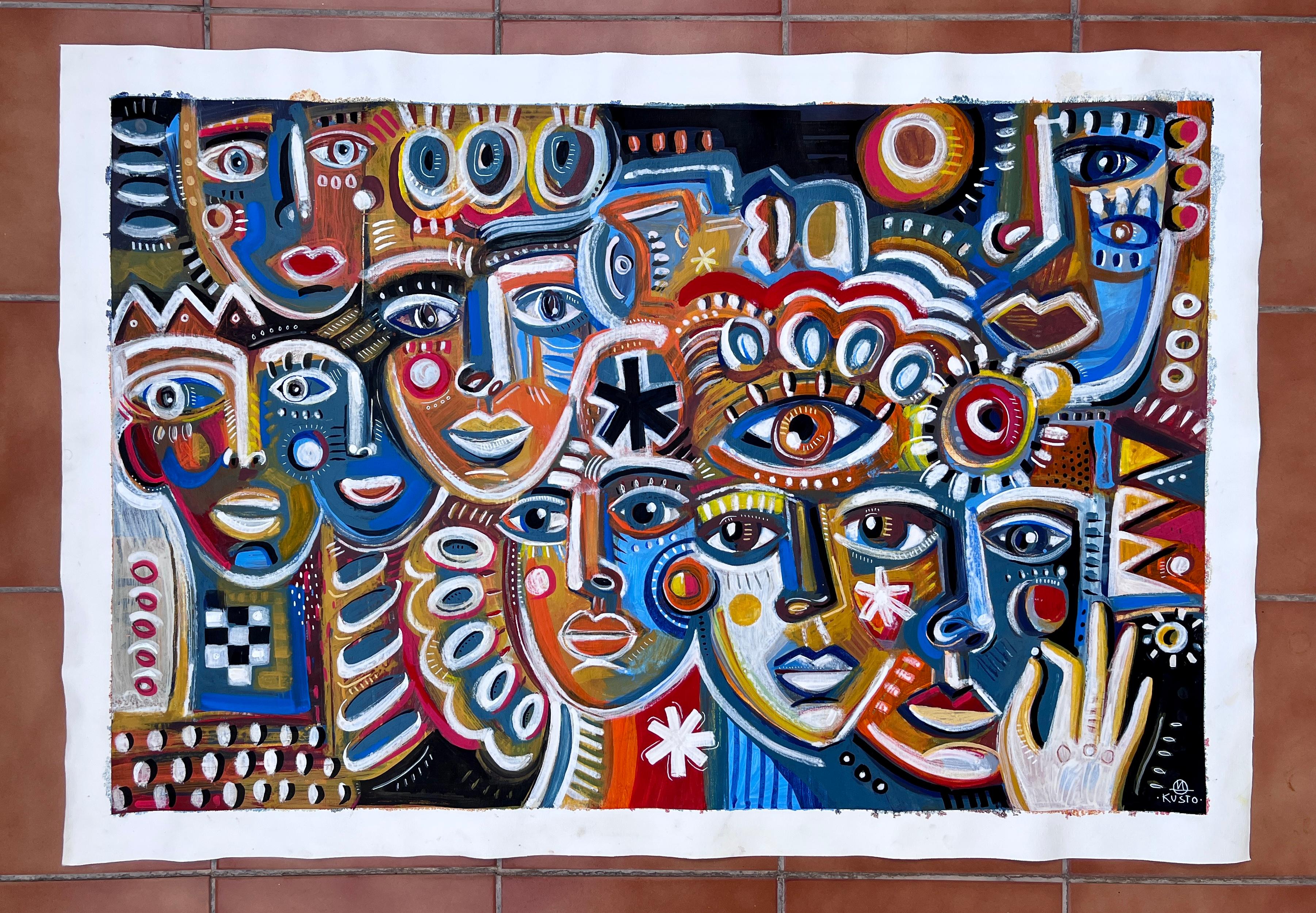 UN GRANELLO DI COSCIENZA - Painting di Daria Kusto