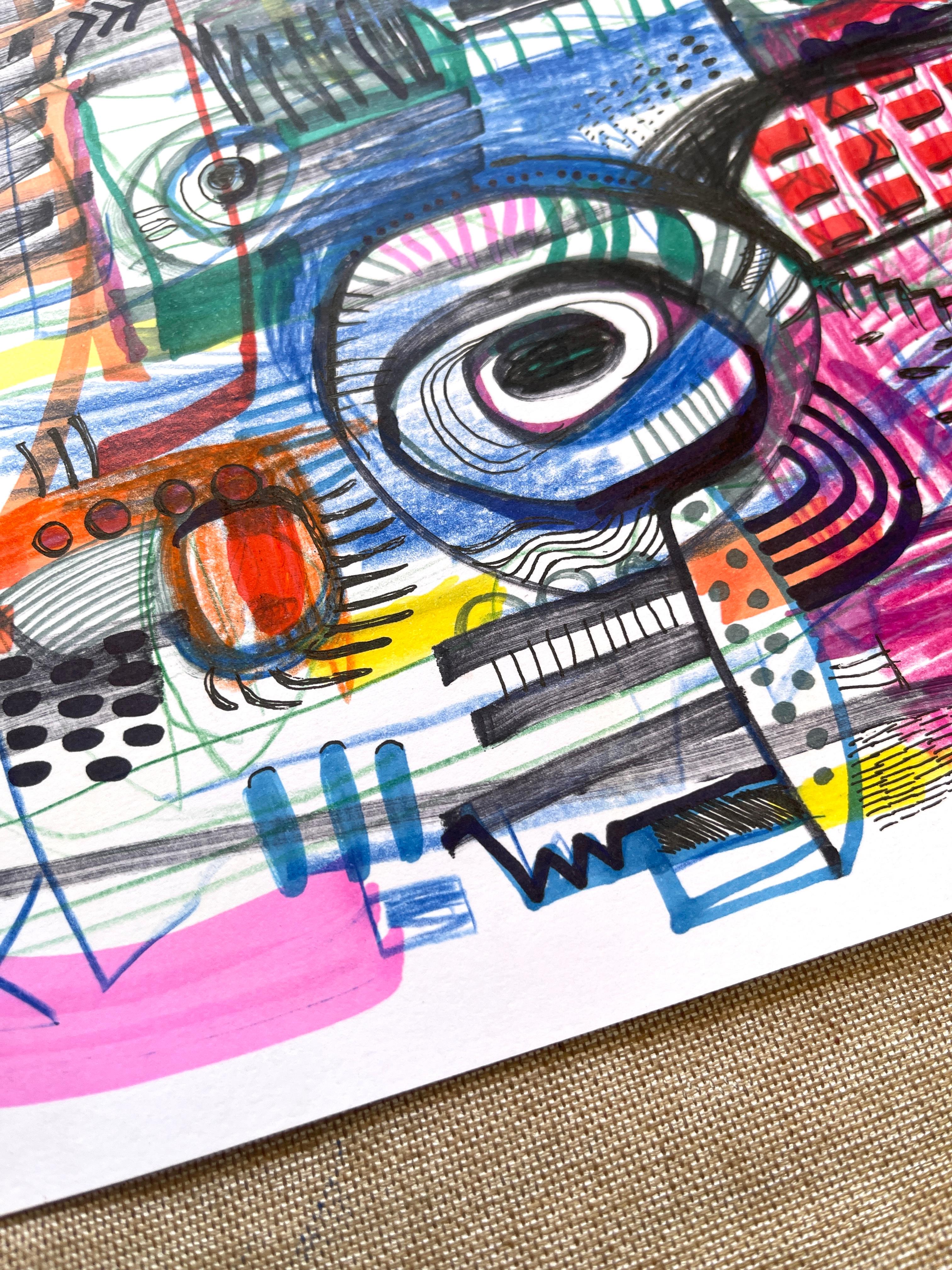 ABSTRACT AMORE (Pop-Art), Art, von Daria Kusto