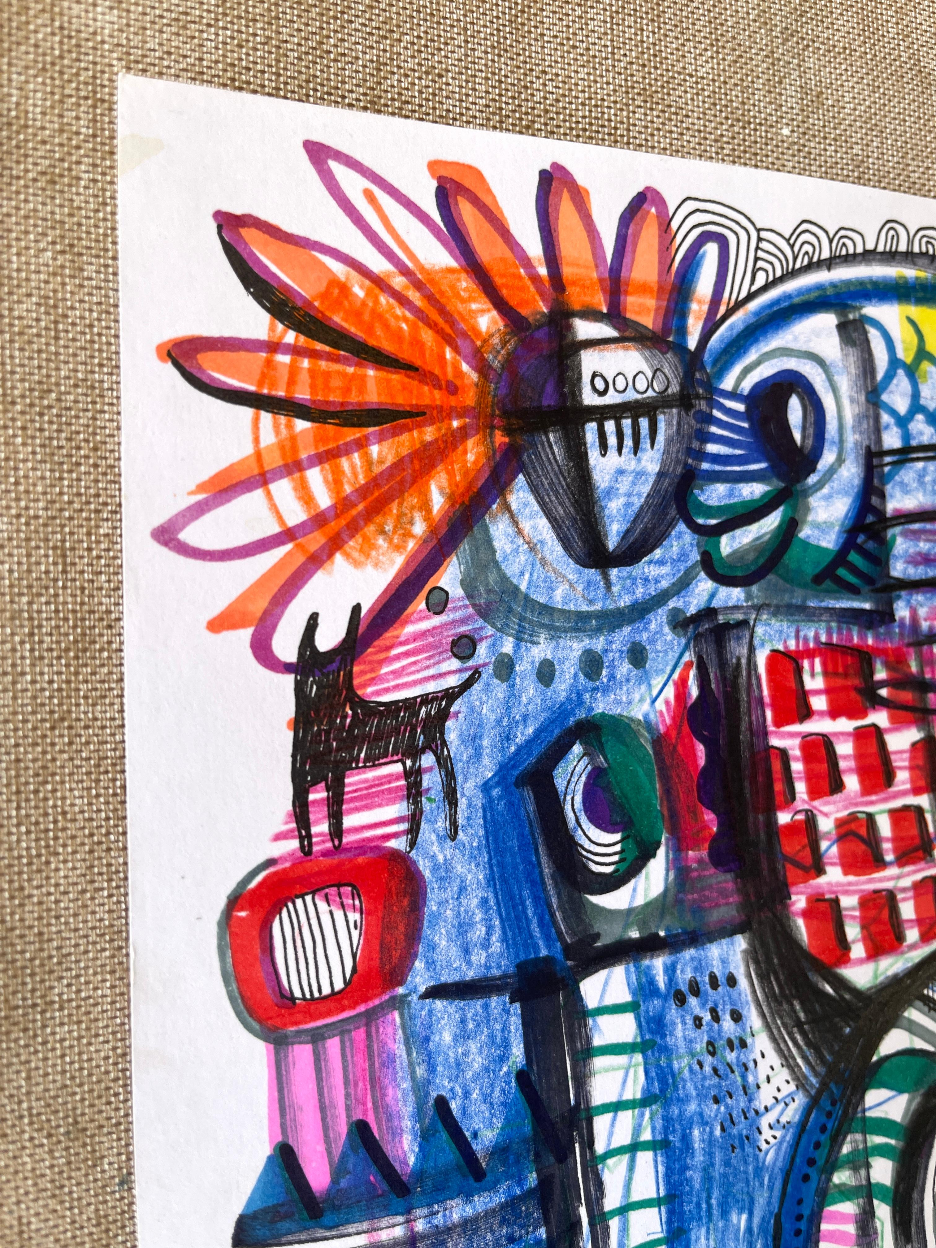 ABSTRACT AMORE (Grau), Portrait, von Daria Kusto