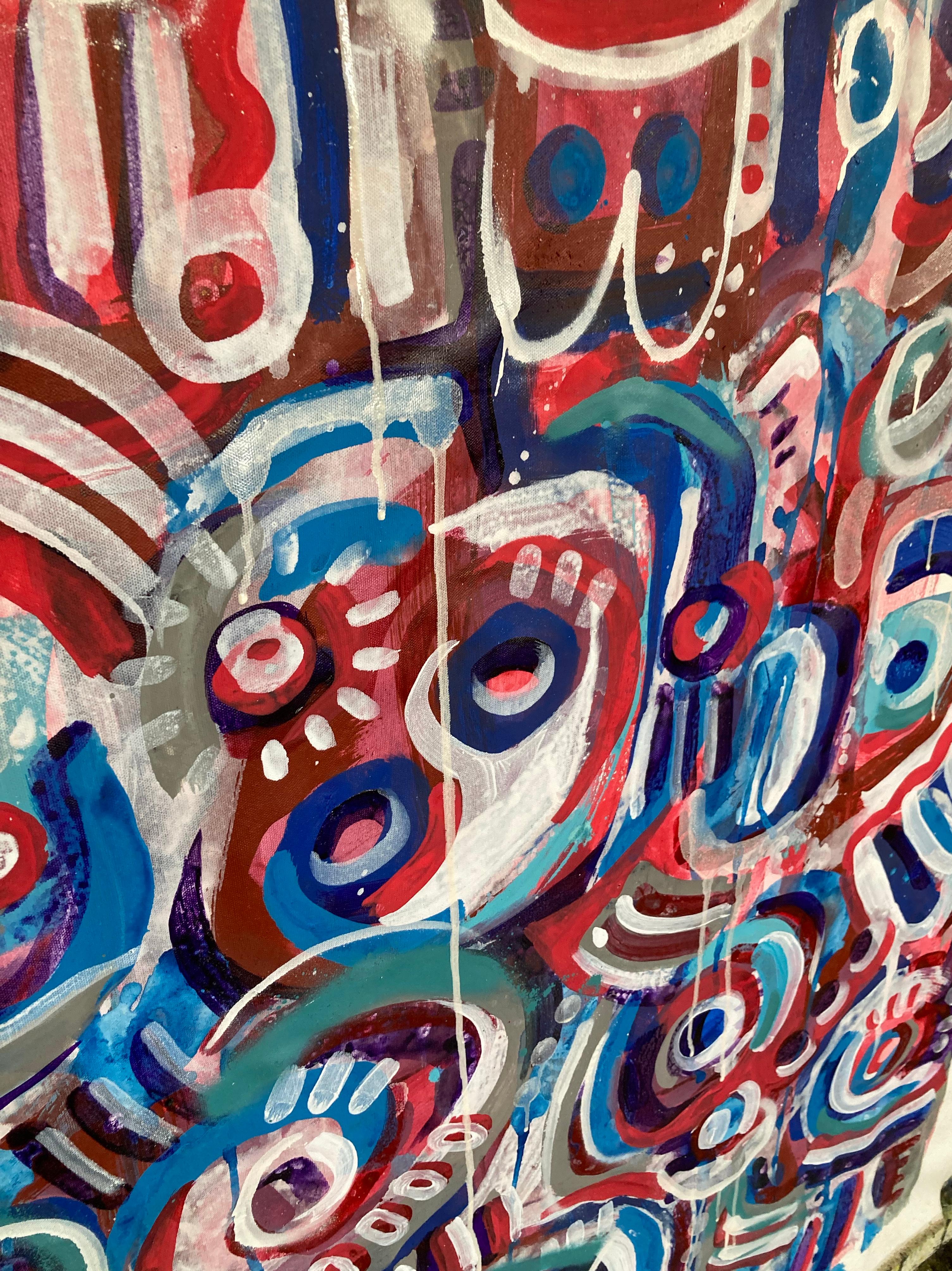 ABSTRACT BODIES - Neo-Expressionist Painting by Daria Kusto