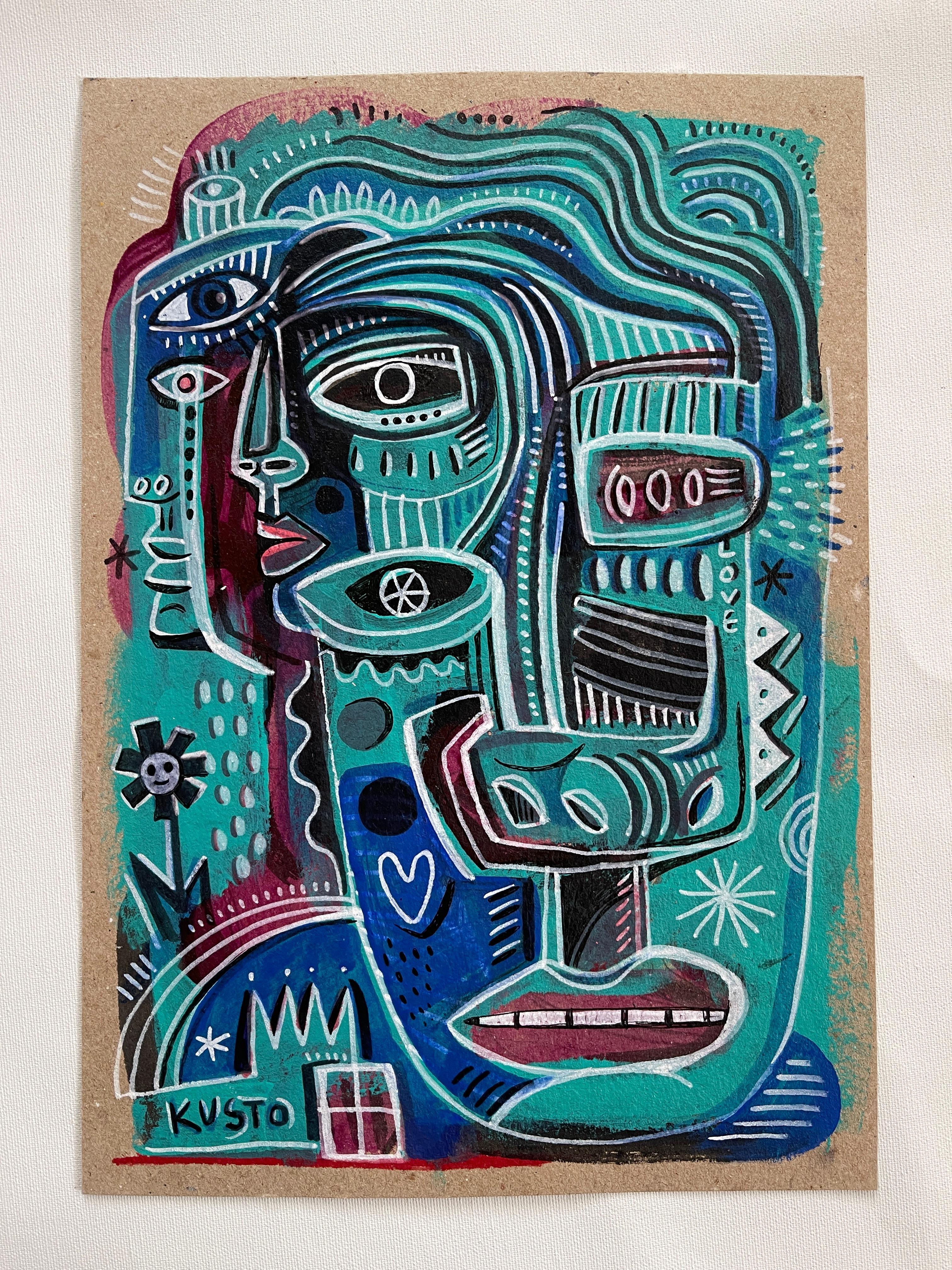 FACCE ASSURDE - Painting di Daria Kusto