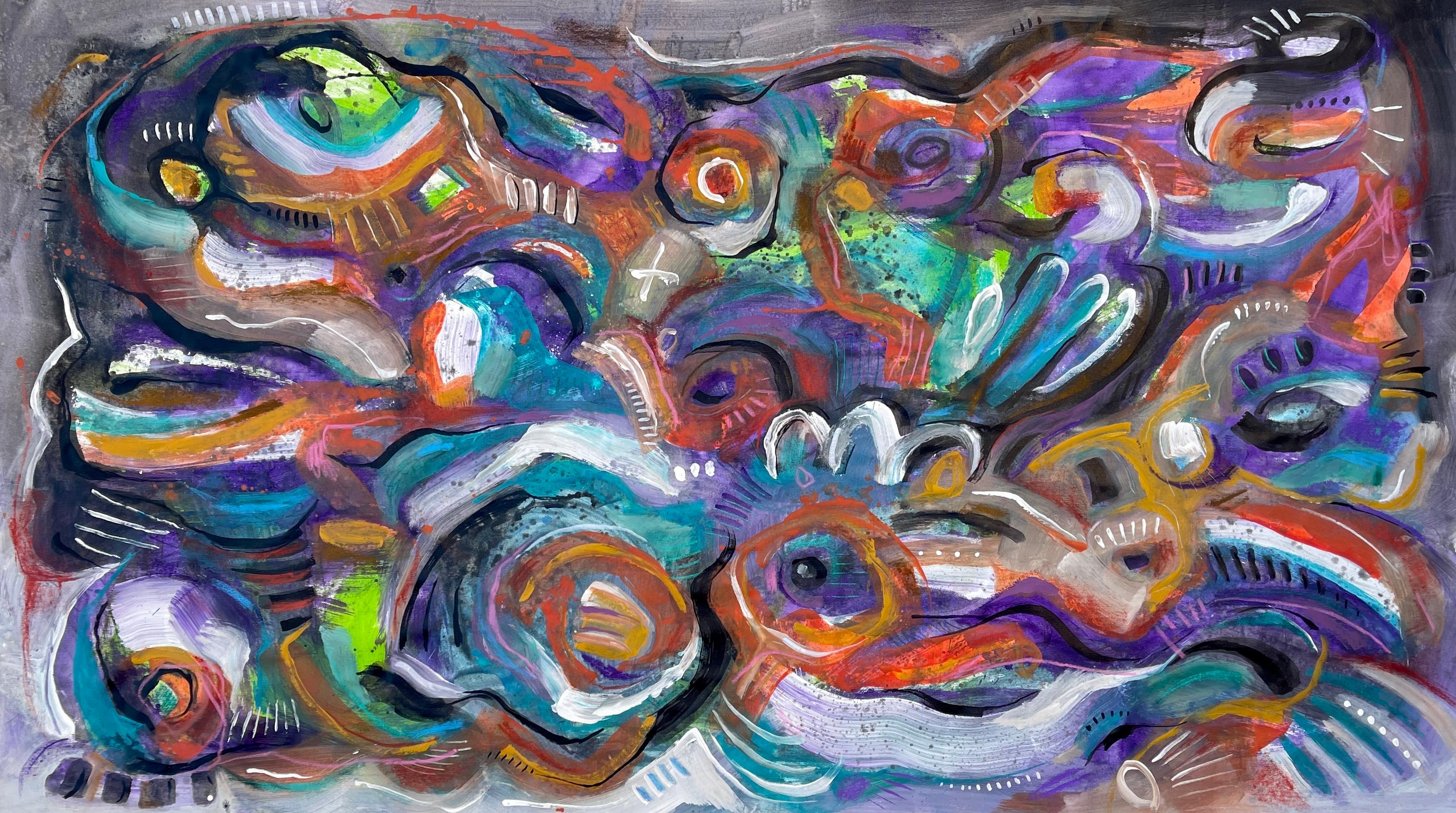 Abstract Painting di Daria Kusto - GIARDINO ASTRATTO