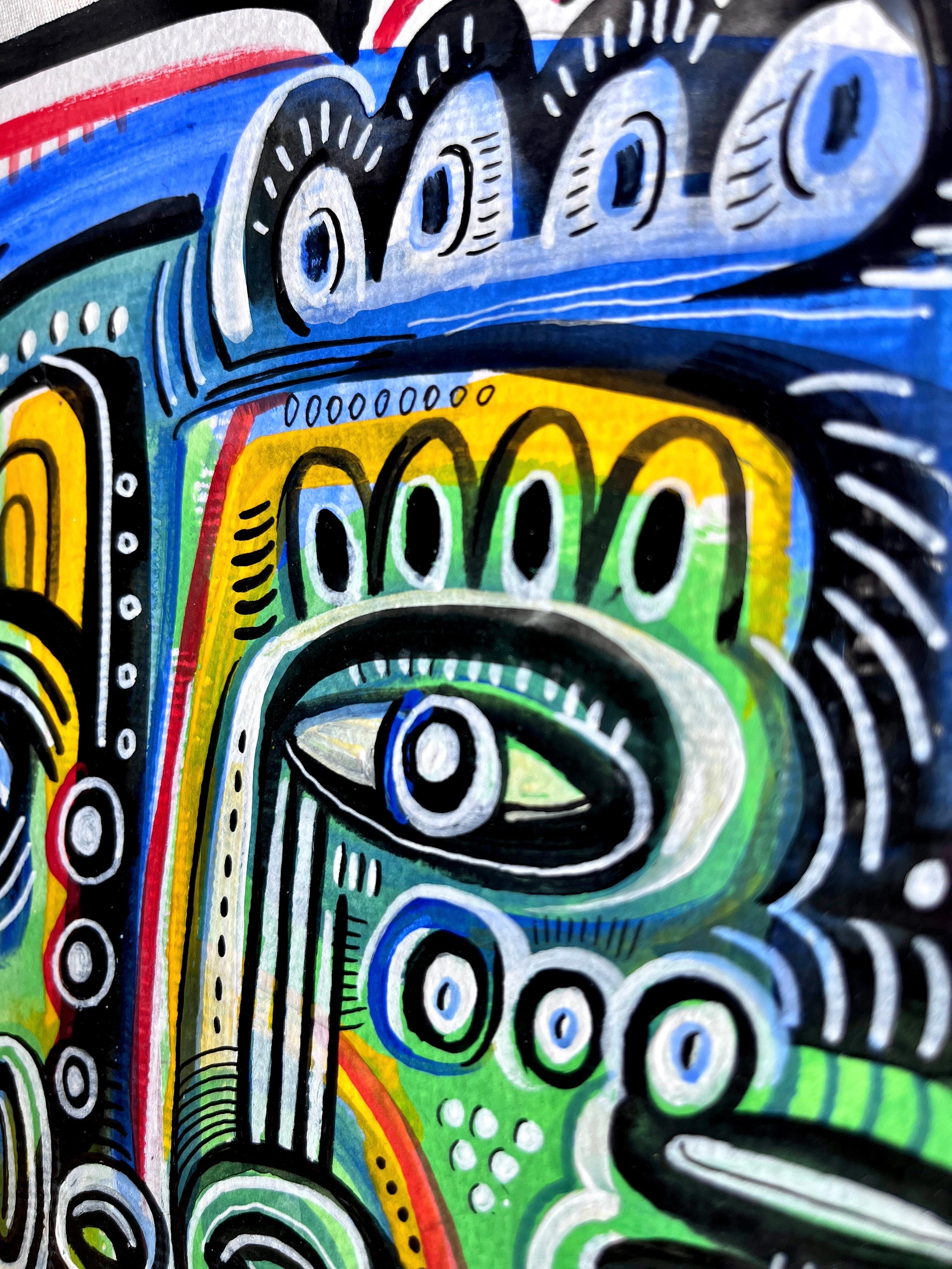ABSTRACT LOOK - Néo-expressionnisme Painting par Daria Kusto