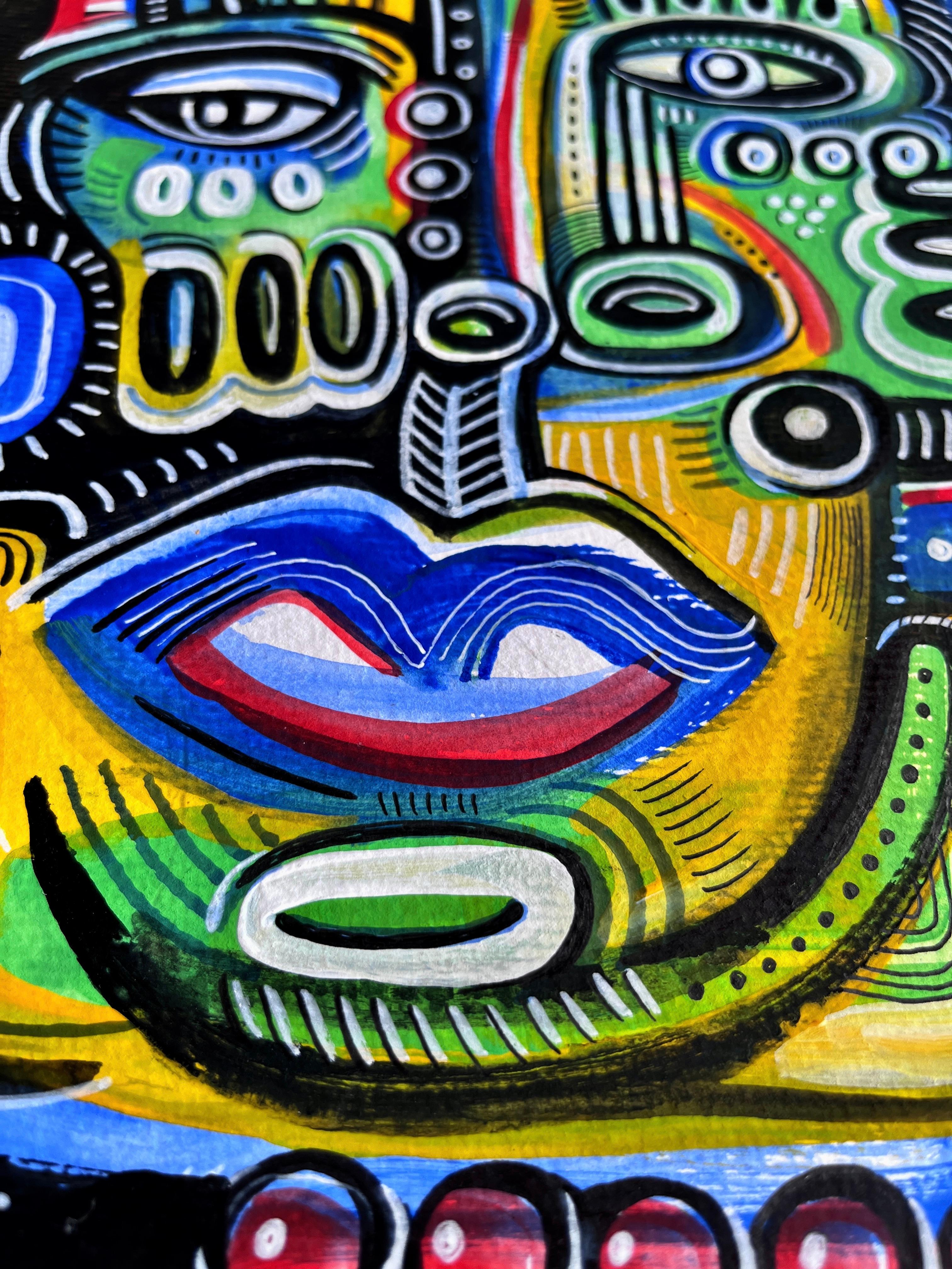 Peinture originale de Daria Kusto.
2024y.
Marqueurs acryliques sur papier aquarelle.
LA RÉALITÉ DU FLUX MAGIQUE...