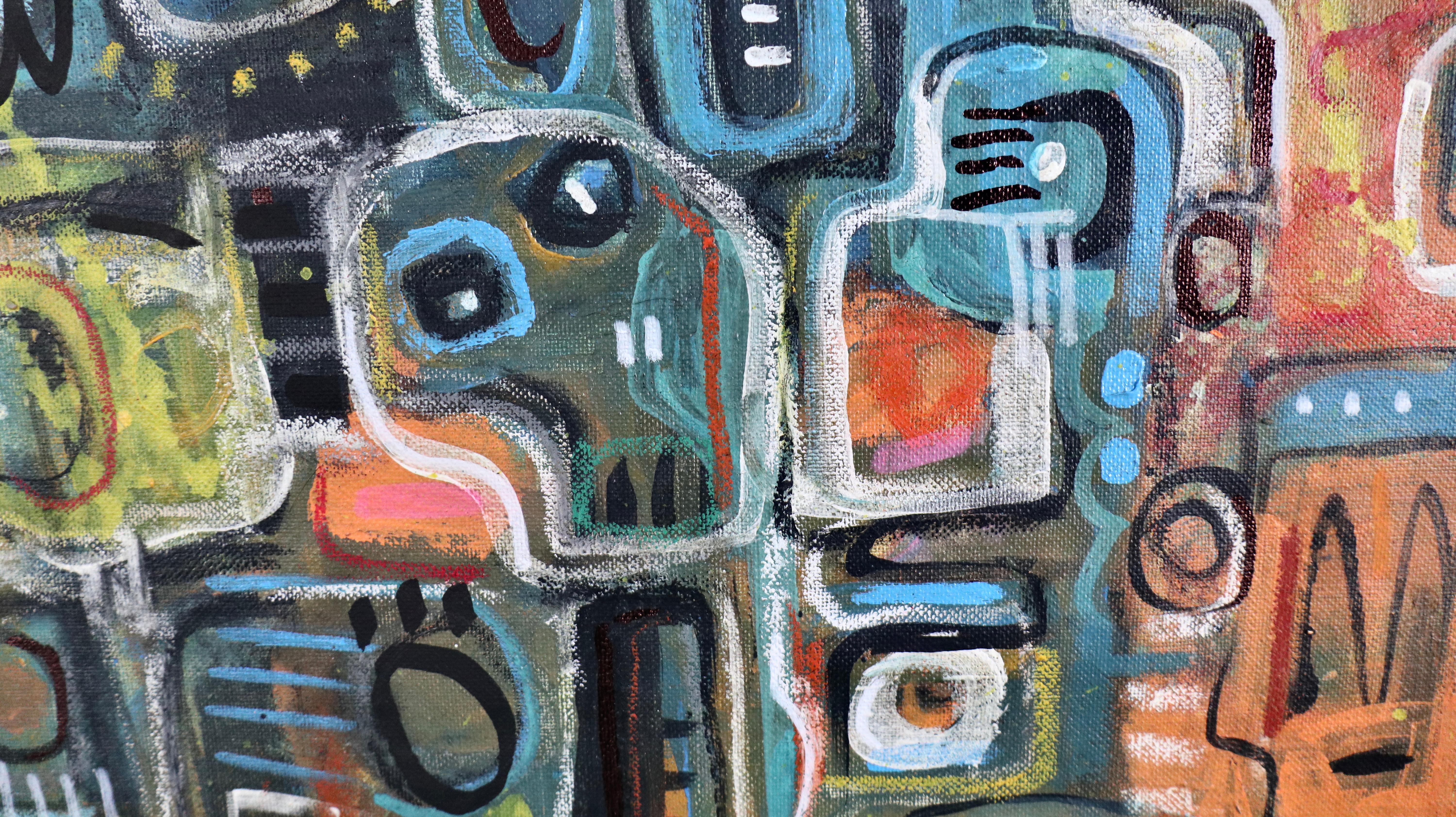 TEMPO DI AVVENTURA - Painting Neoespressionismo di Daria Kusto