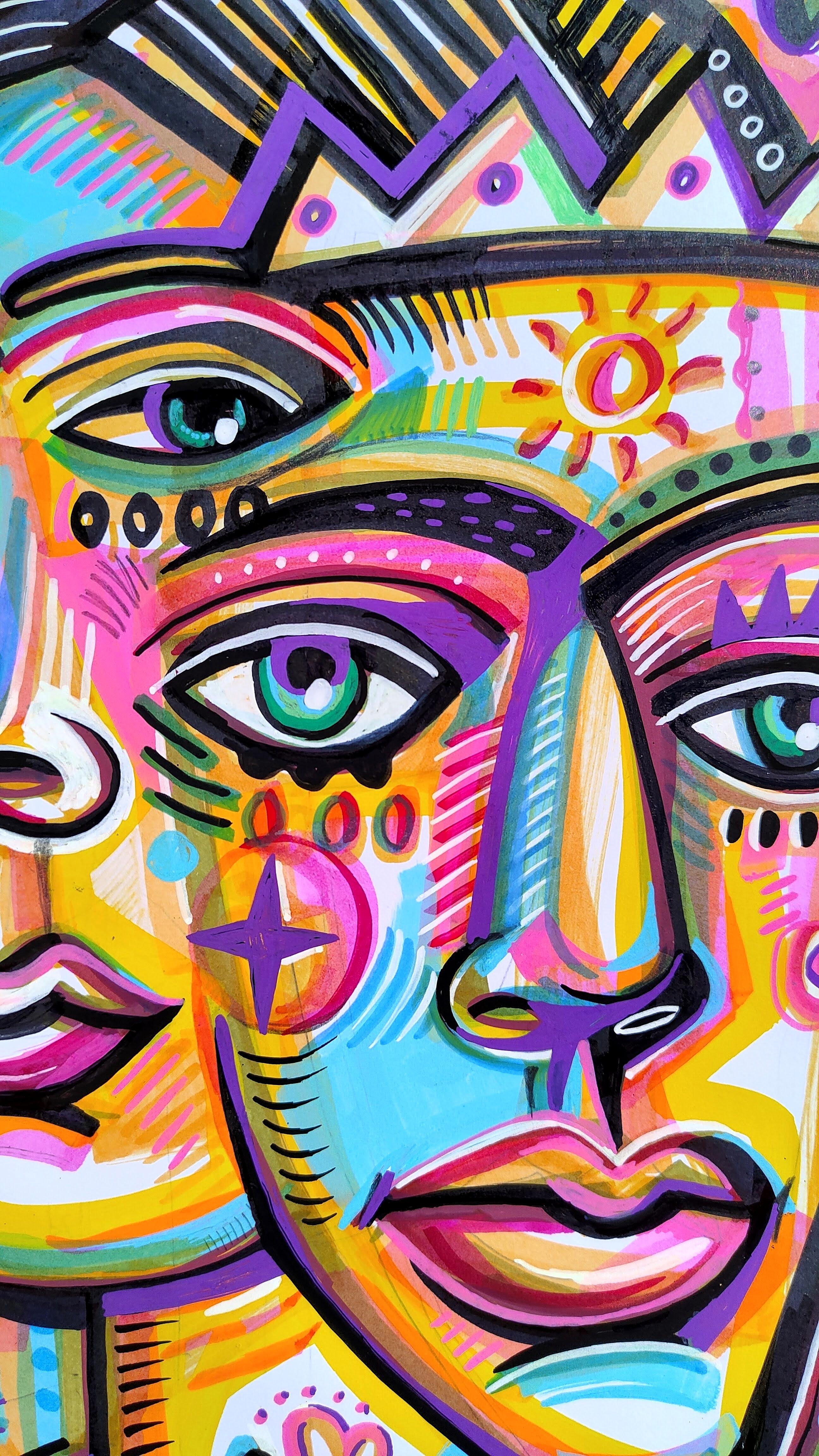 MEGLIO INSIEME - Painting Neoespressionismo di Daria Kusto