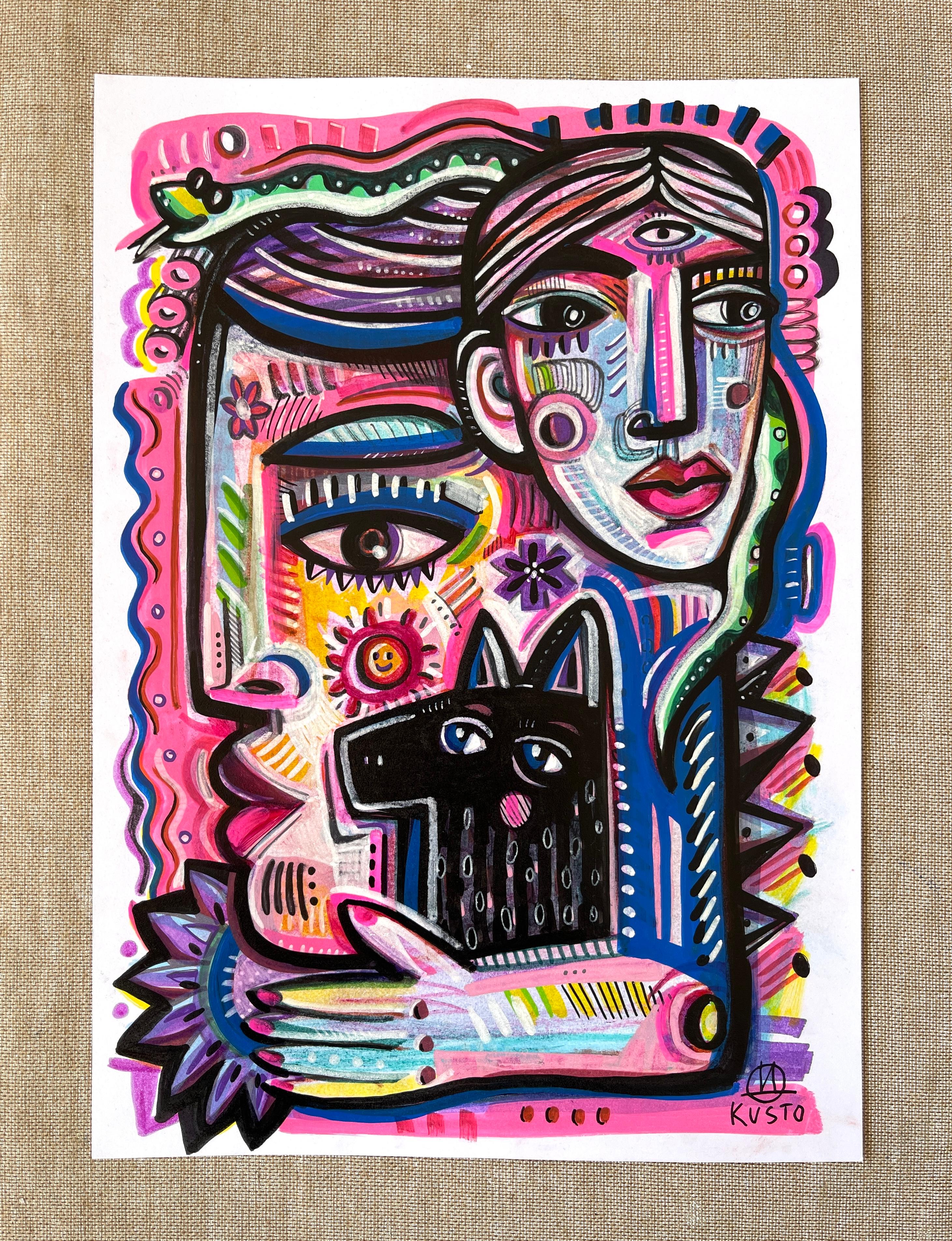 SCHWARZER SAMT FREUND – Art von Daria Kusto