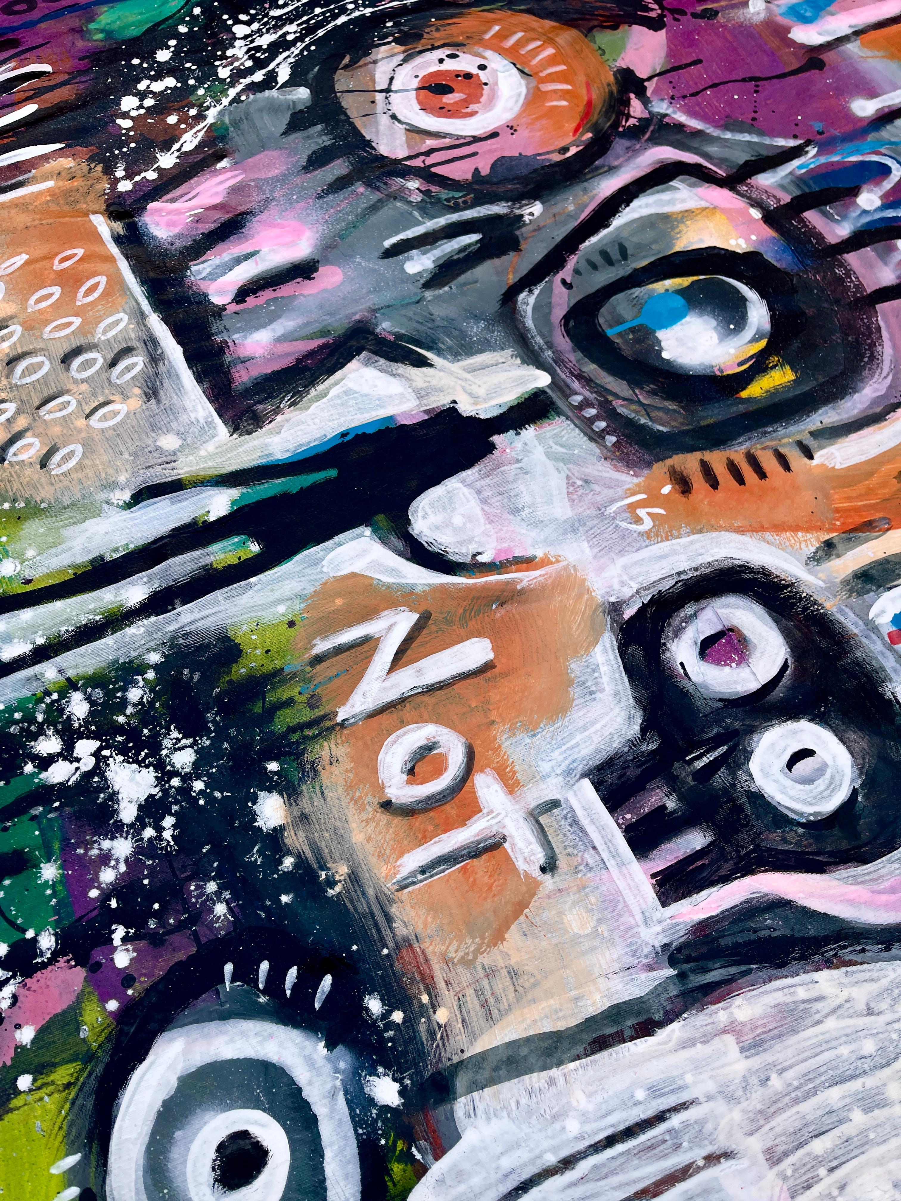 EL BTC NO HA MUERTO - Painting Abstracto de Daria Kusto
